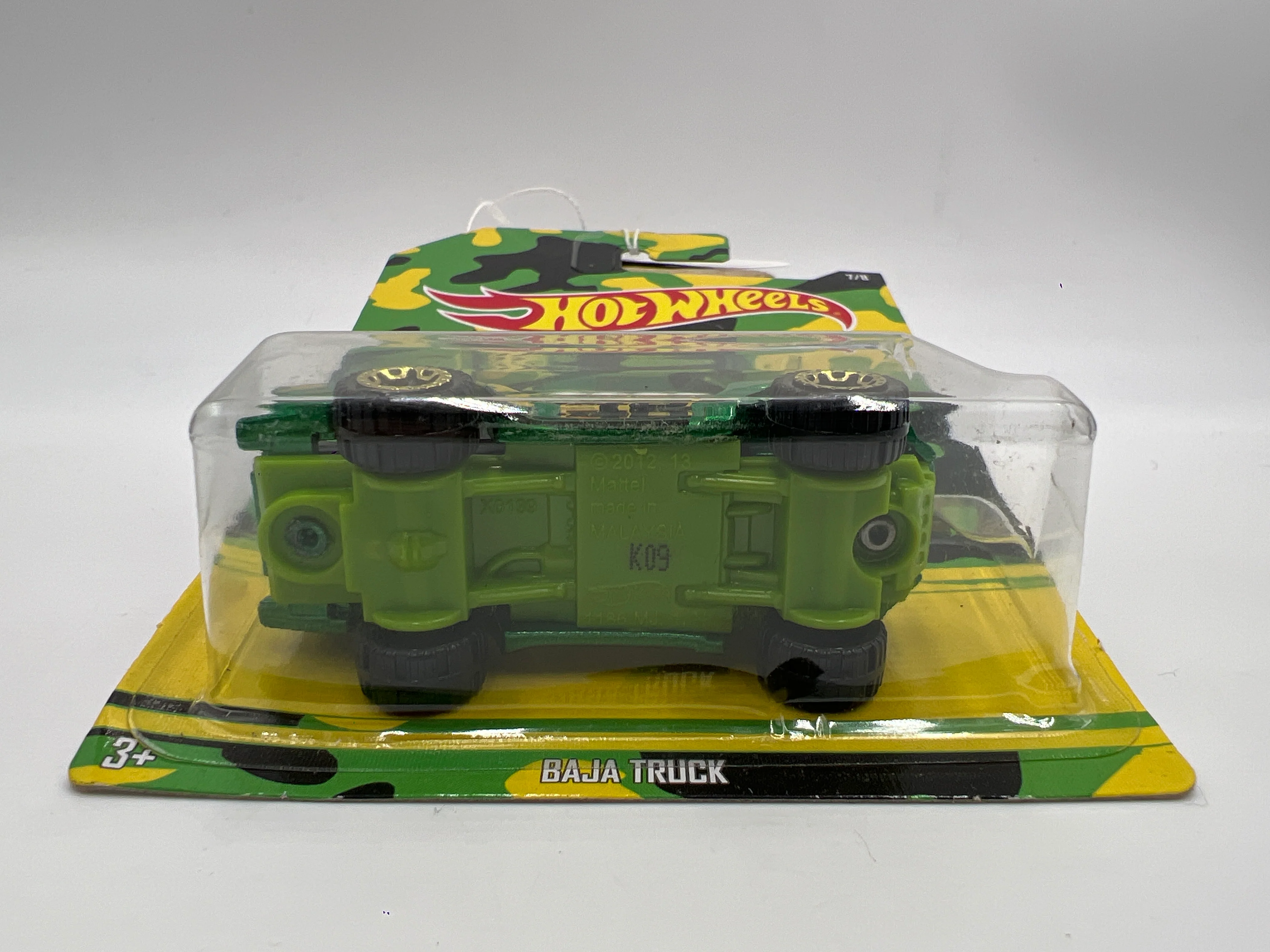 Hot Wheels Walmart Camouflage Series #7 Baja Truck Green 161E - Image 5
