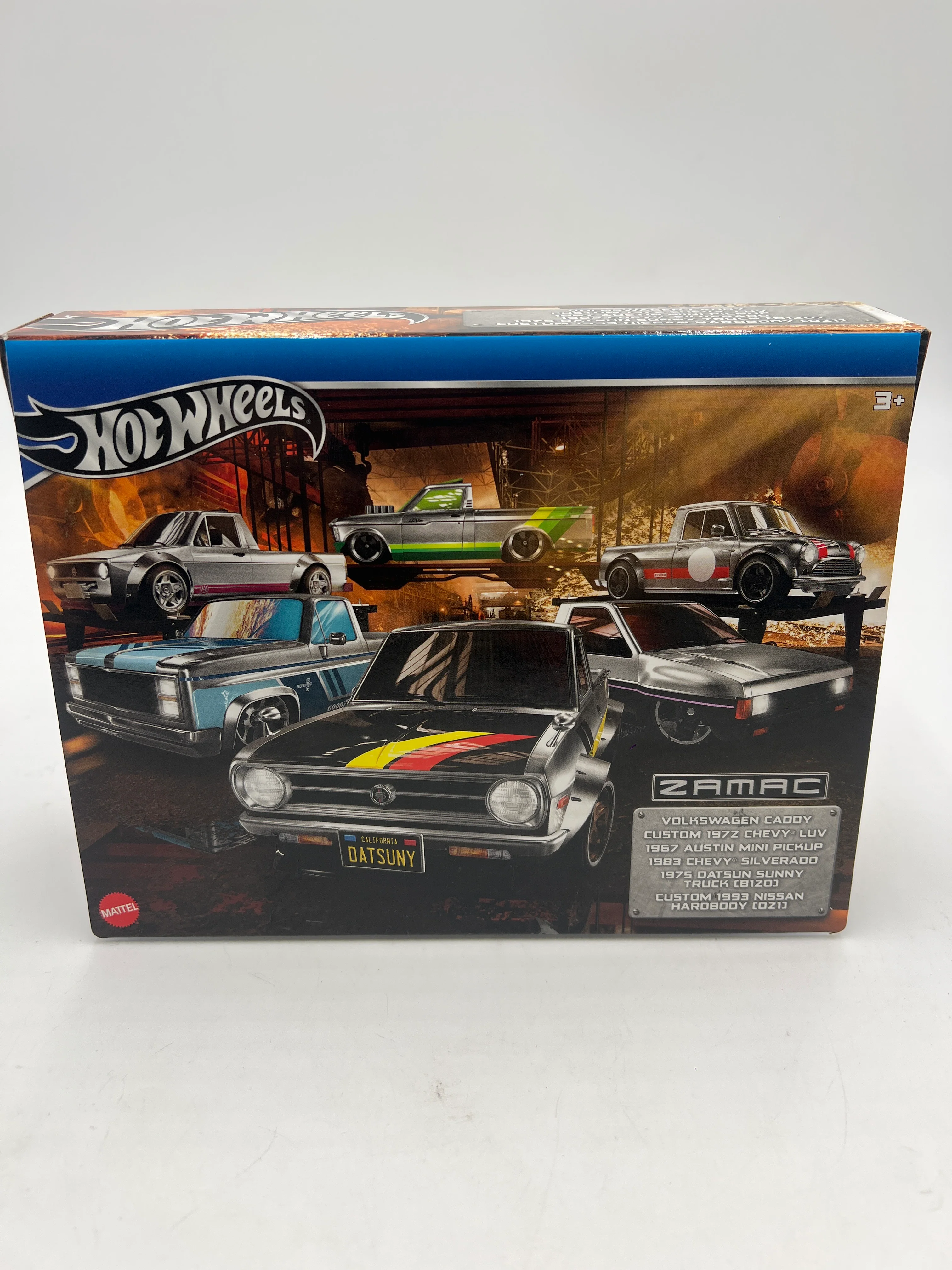 2024 Hot Wheels Walmart Exclusive Zamac Trucks Box Set of 6 - Image 2
