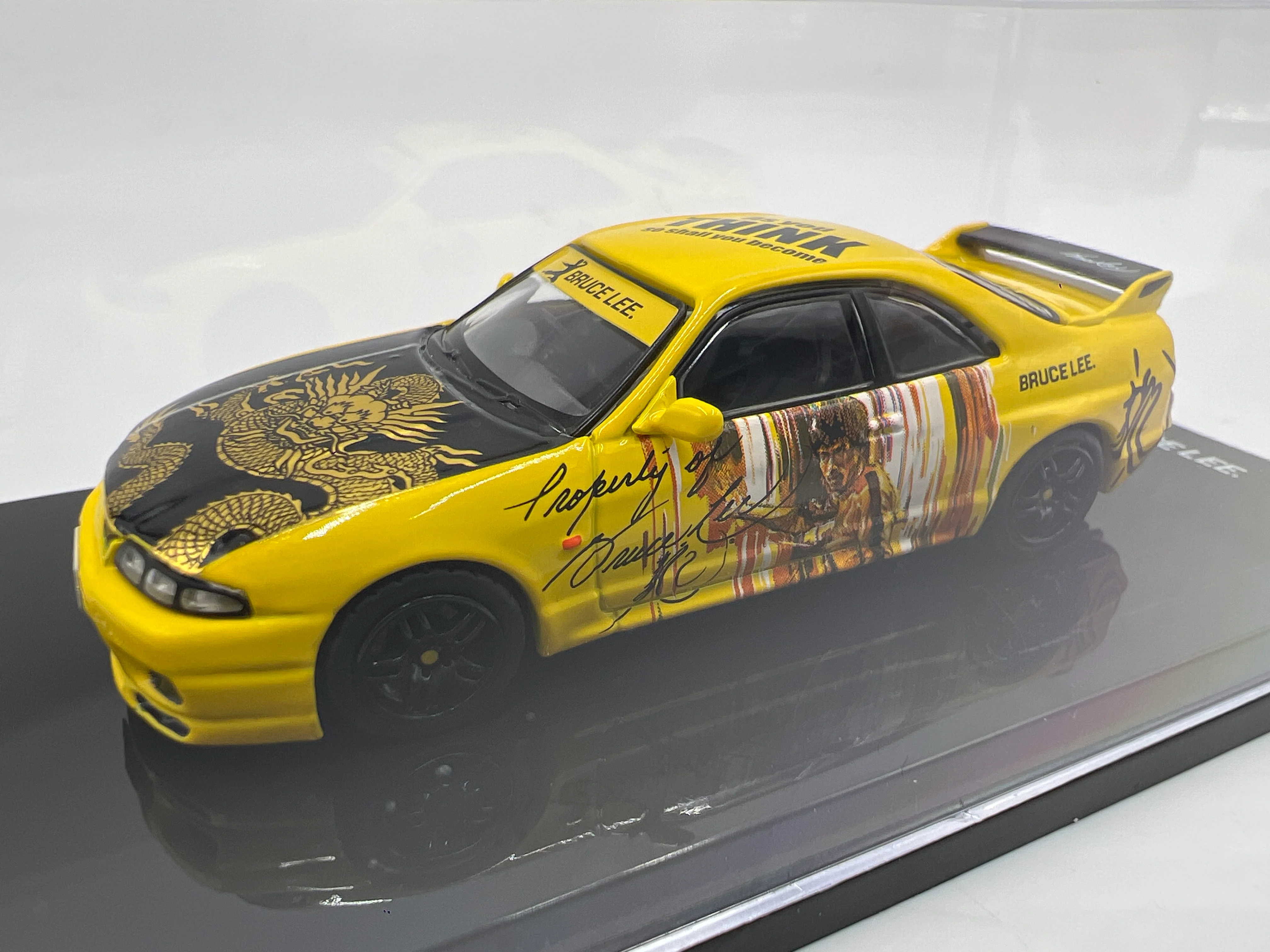 Inno64 1/64 Bruce Lee 50 Years Legacy Set Of 4 Nissan Skyline R31/R32/R33/R34 - Image 11