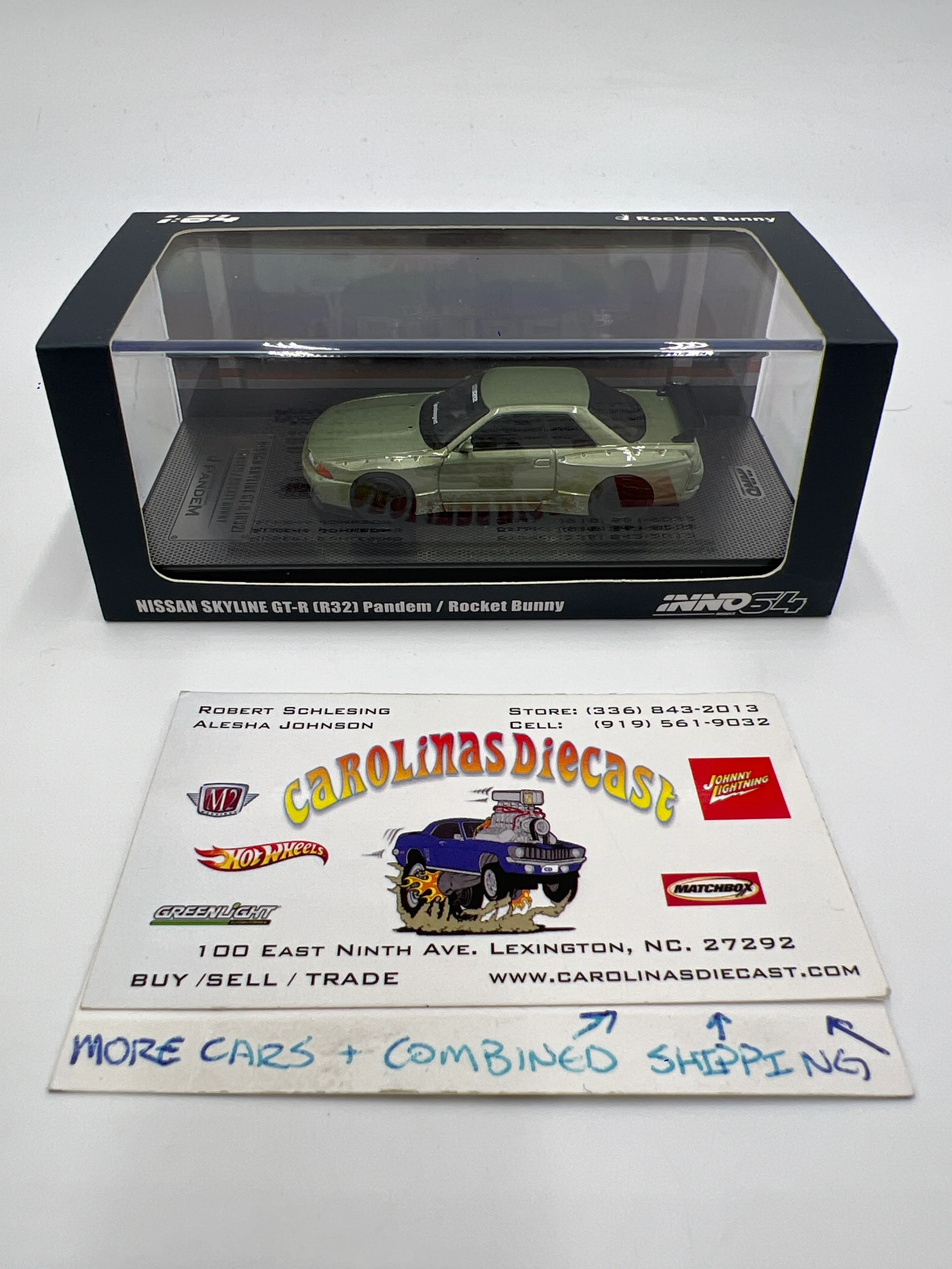 Inno64 1:64 Pandem/Rocket Bunny Nissan Skyline GT-R R32 Green