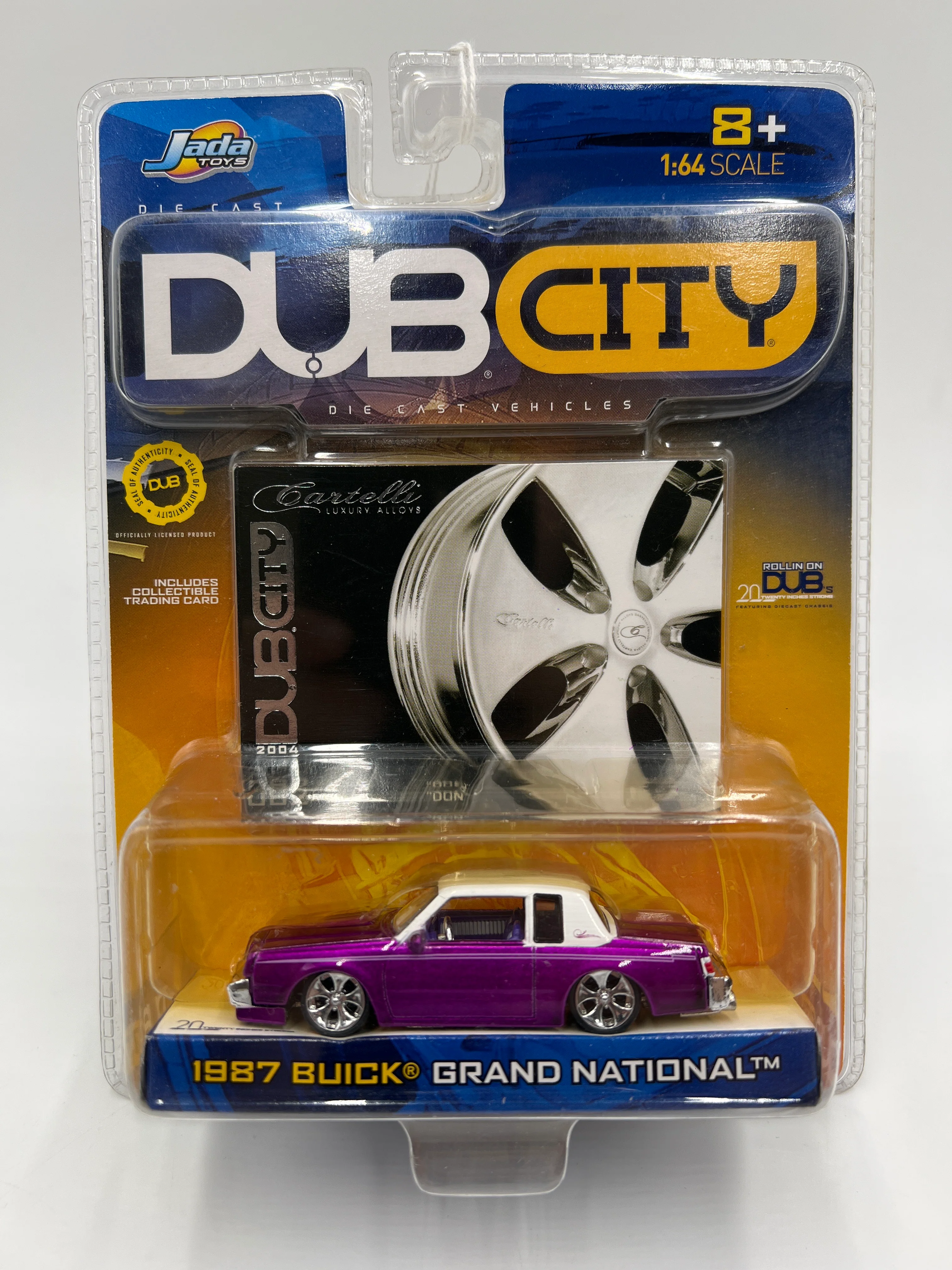 Jada 1/64 Dub City #62 Don 1987 Buick Grand National Purple 181B - Image 2