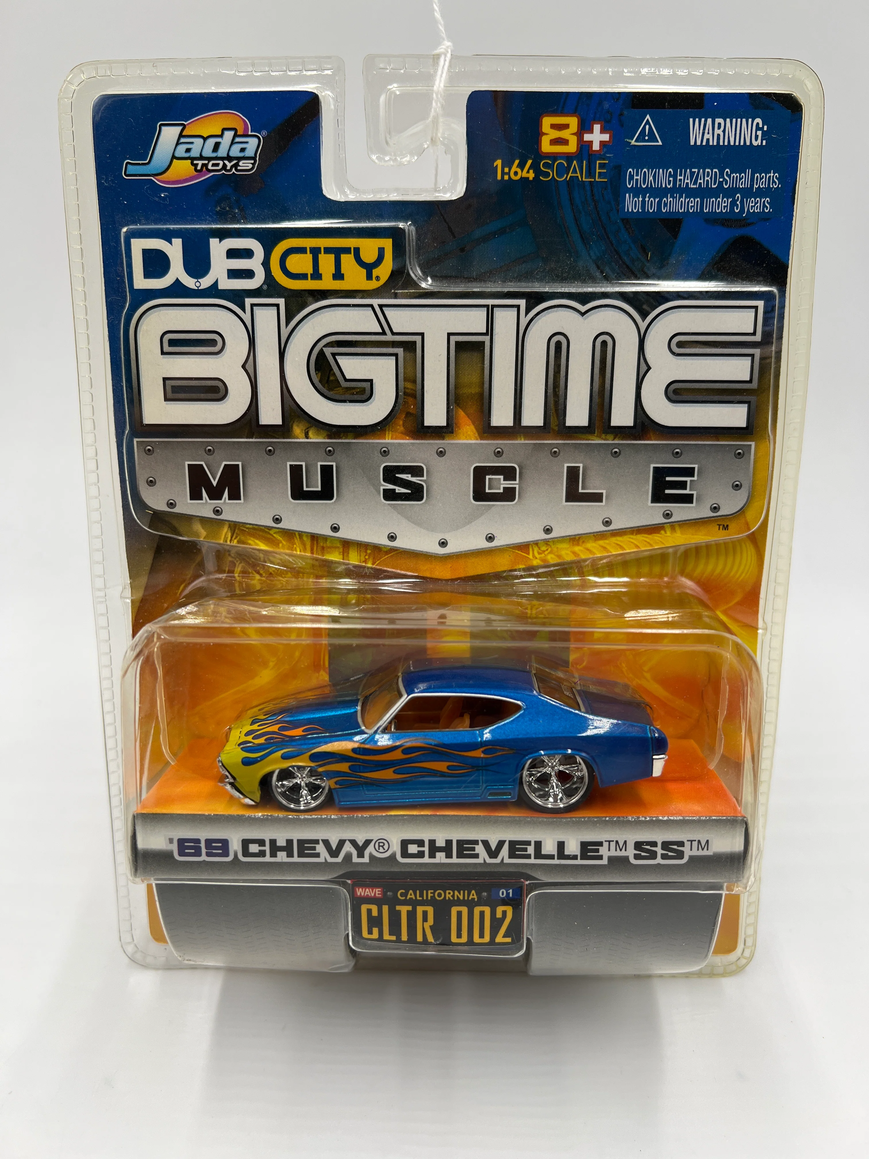Jada Dub City Big Time Muscle #2 69 Chevy Chevelle SS Blue 185G - Image 2