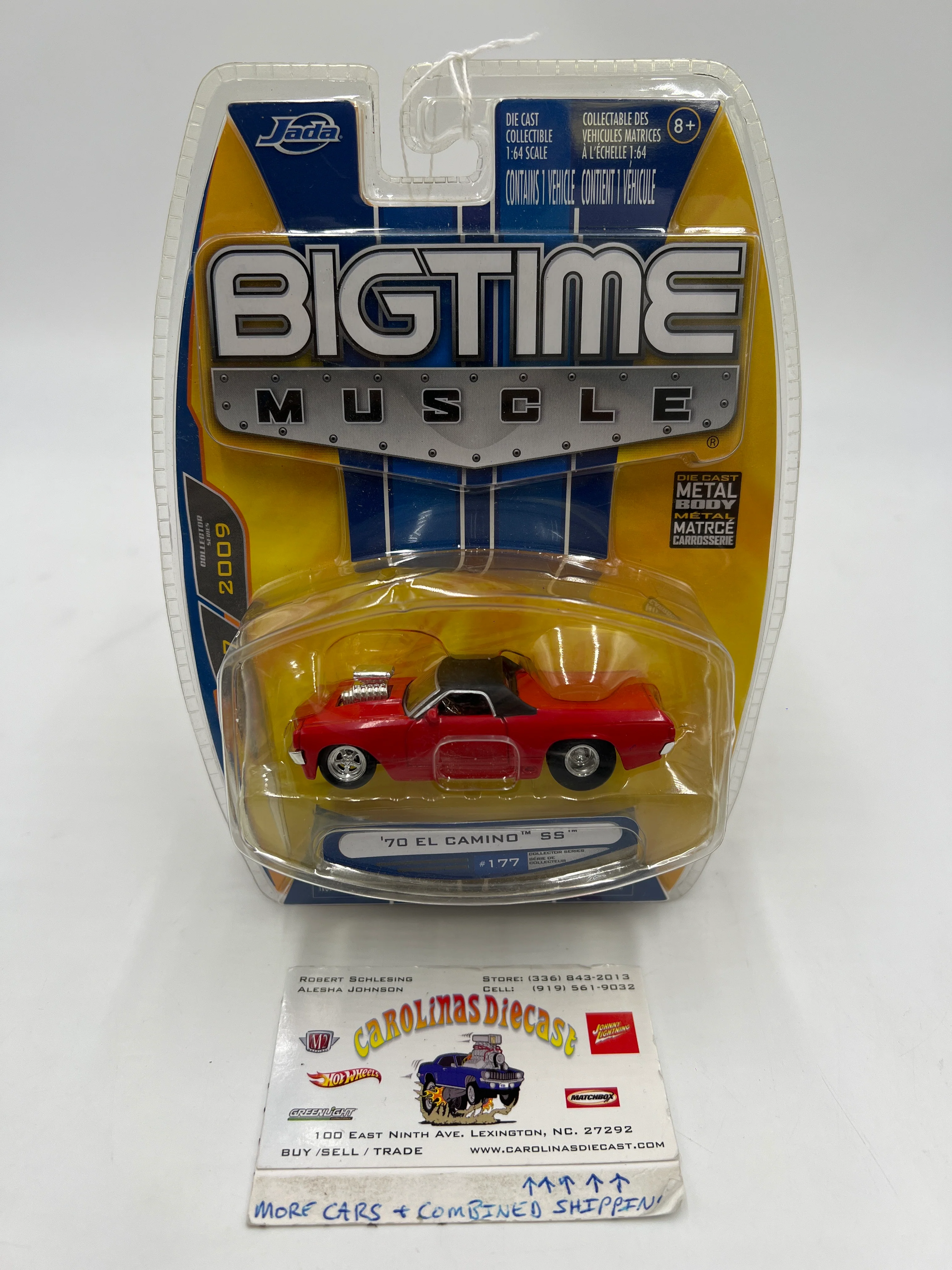 Jada Big Time Muscle 70 El Camino SS Red 186i