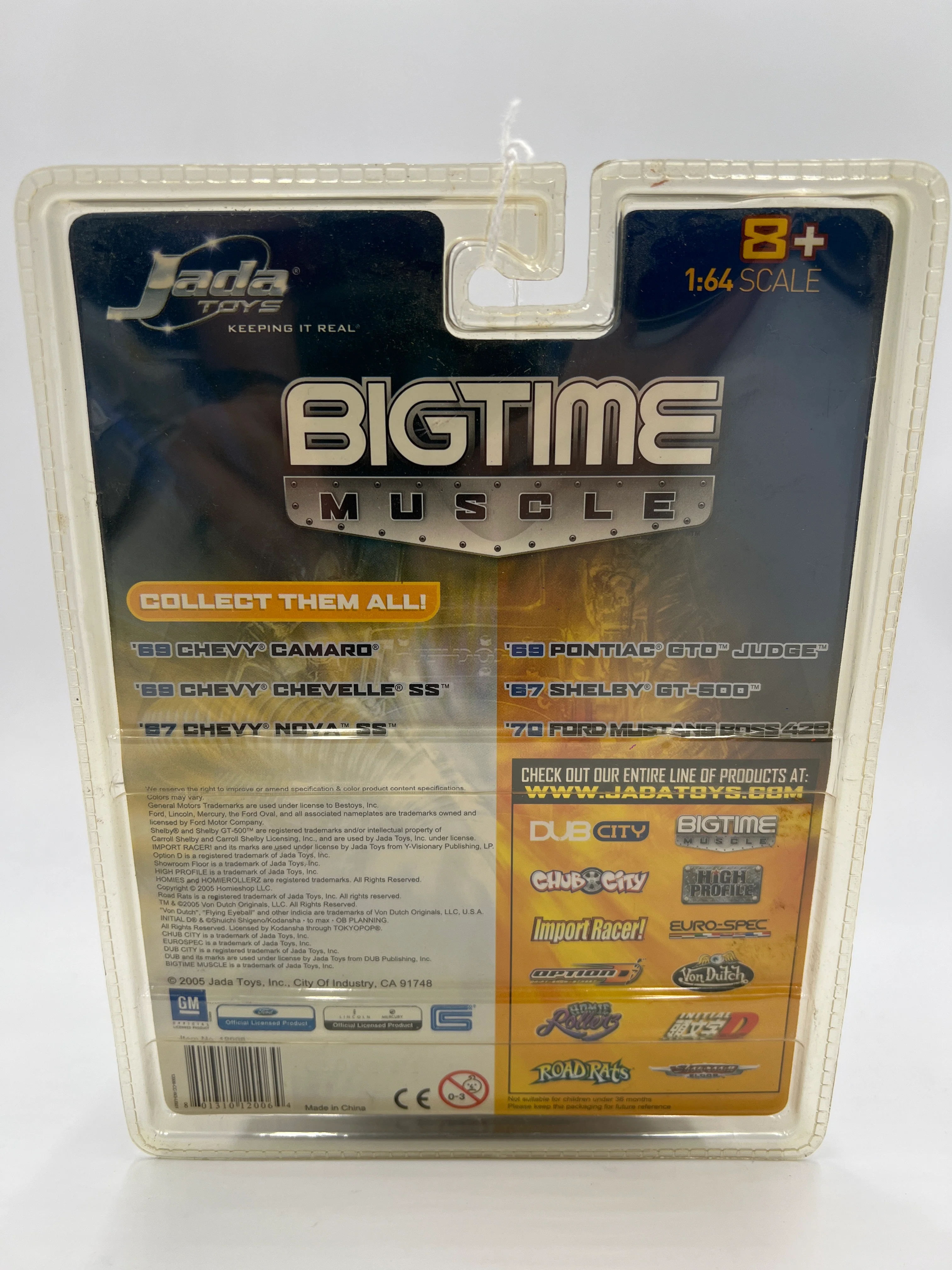 Jada Dub City Big Time Muscle #29 67 Shelby GT-500 Gray 184G - Image 6
