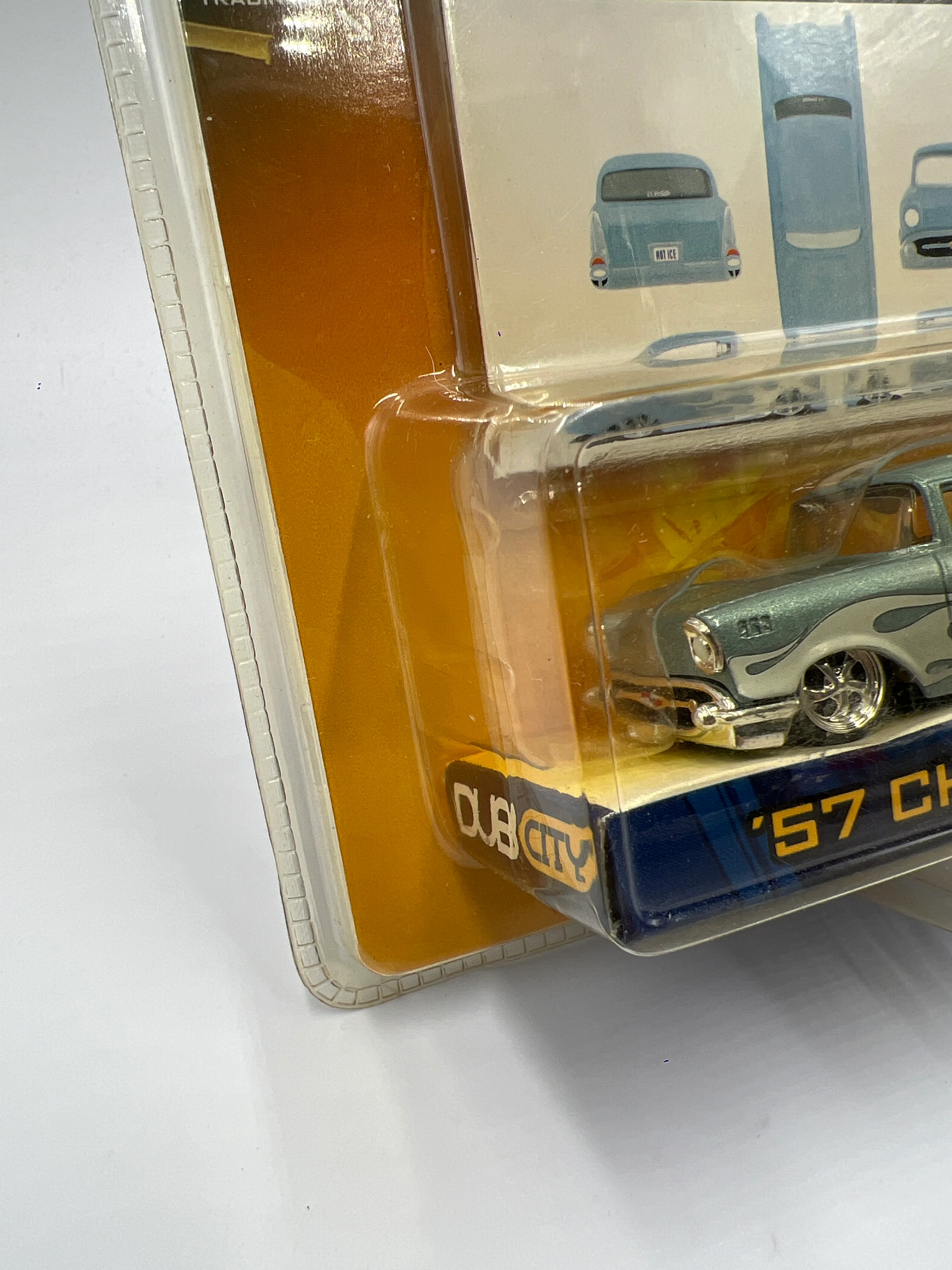 Jada Dub City #86 57 Chevy Bel Air Light Blue 184E - Image 5