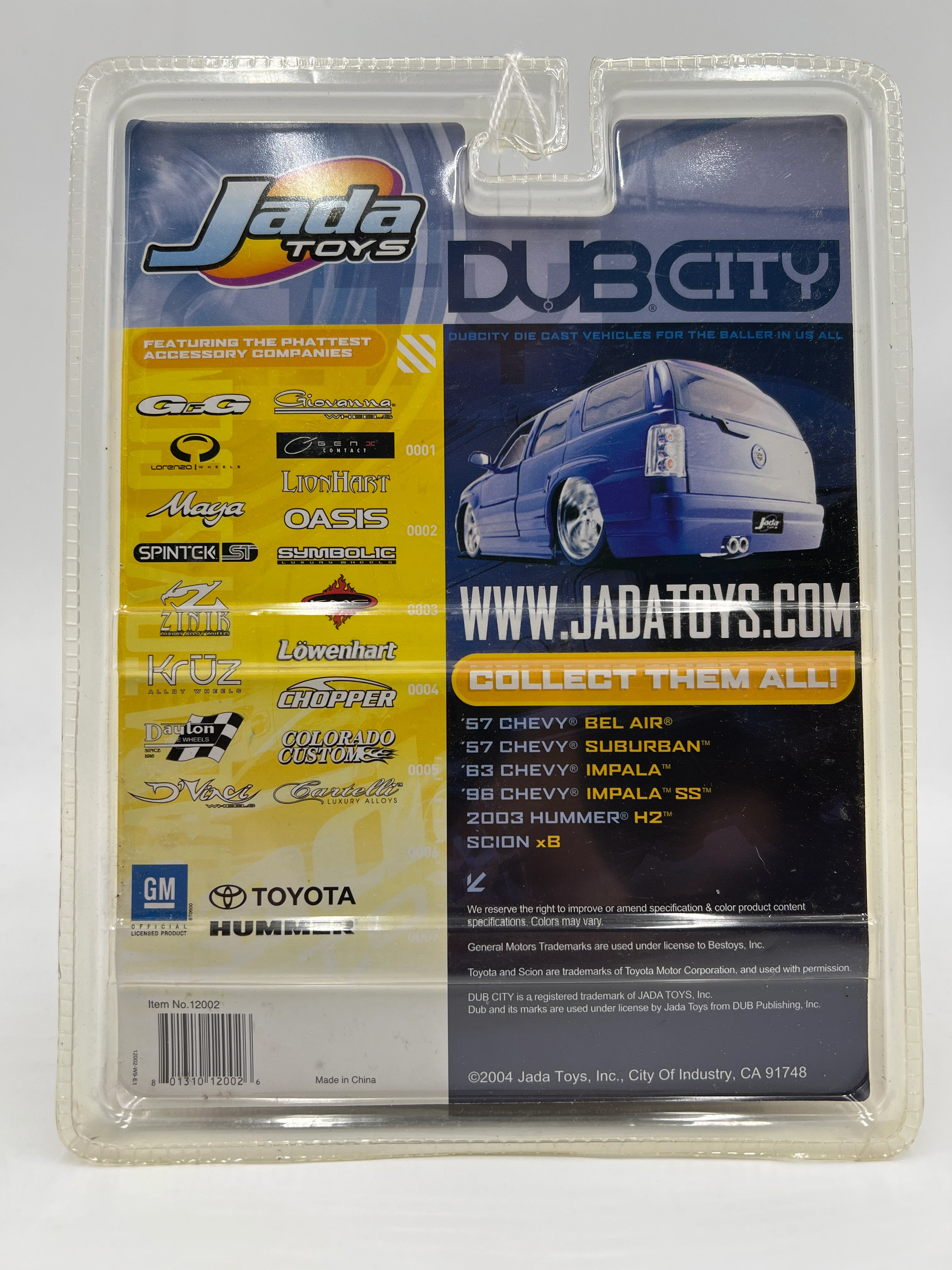 Jada Dub City #86 57 Chevy Bel Air Light Blue 184E - Image 6
