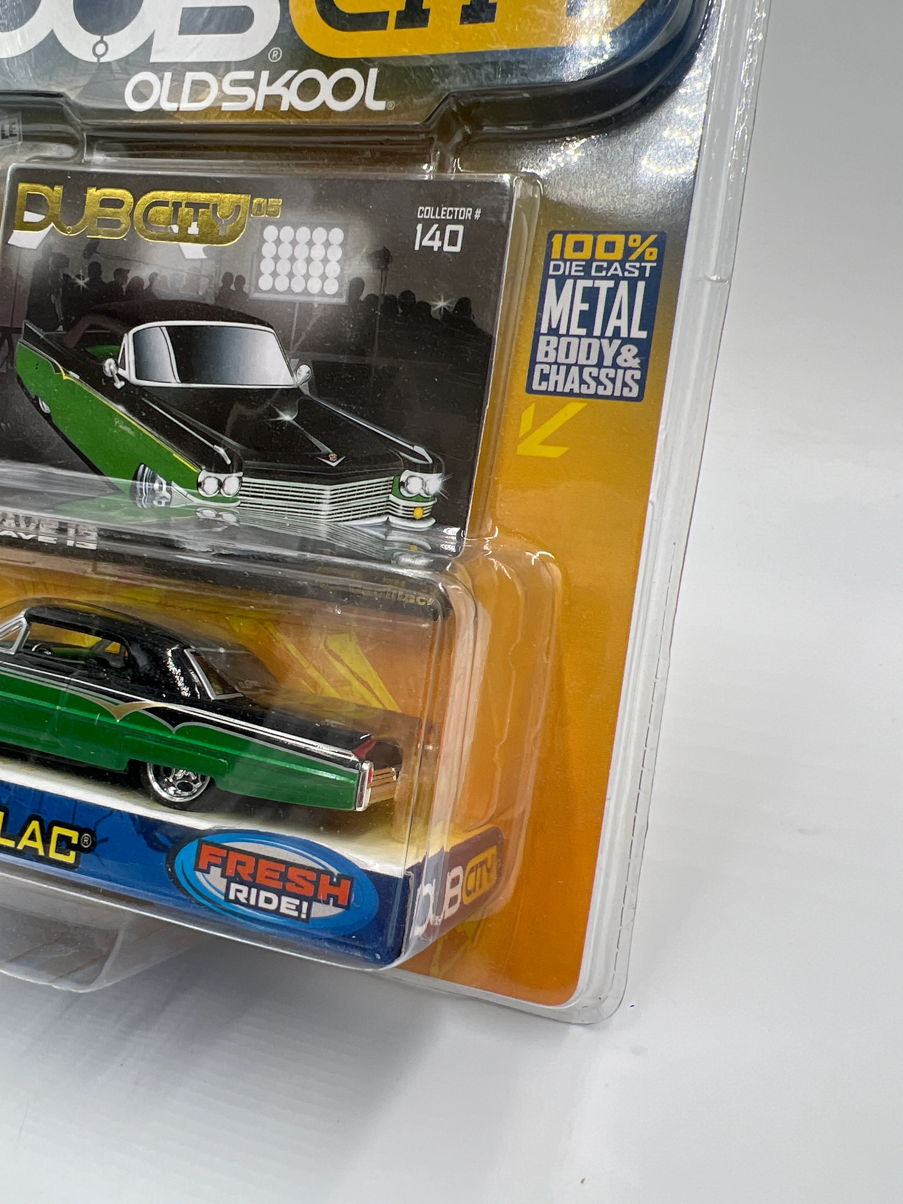 Jada Dub City Old Skool Wave 13 #140 63 Cadillac Green/Black SR - Image 3