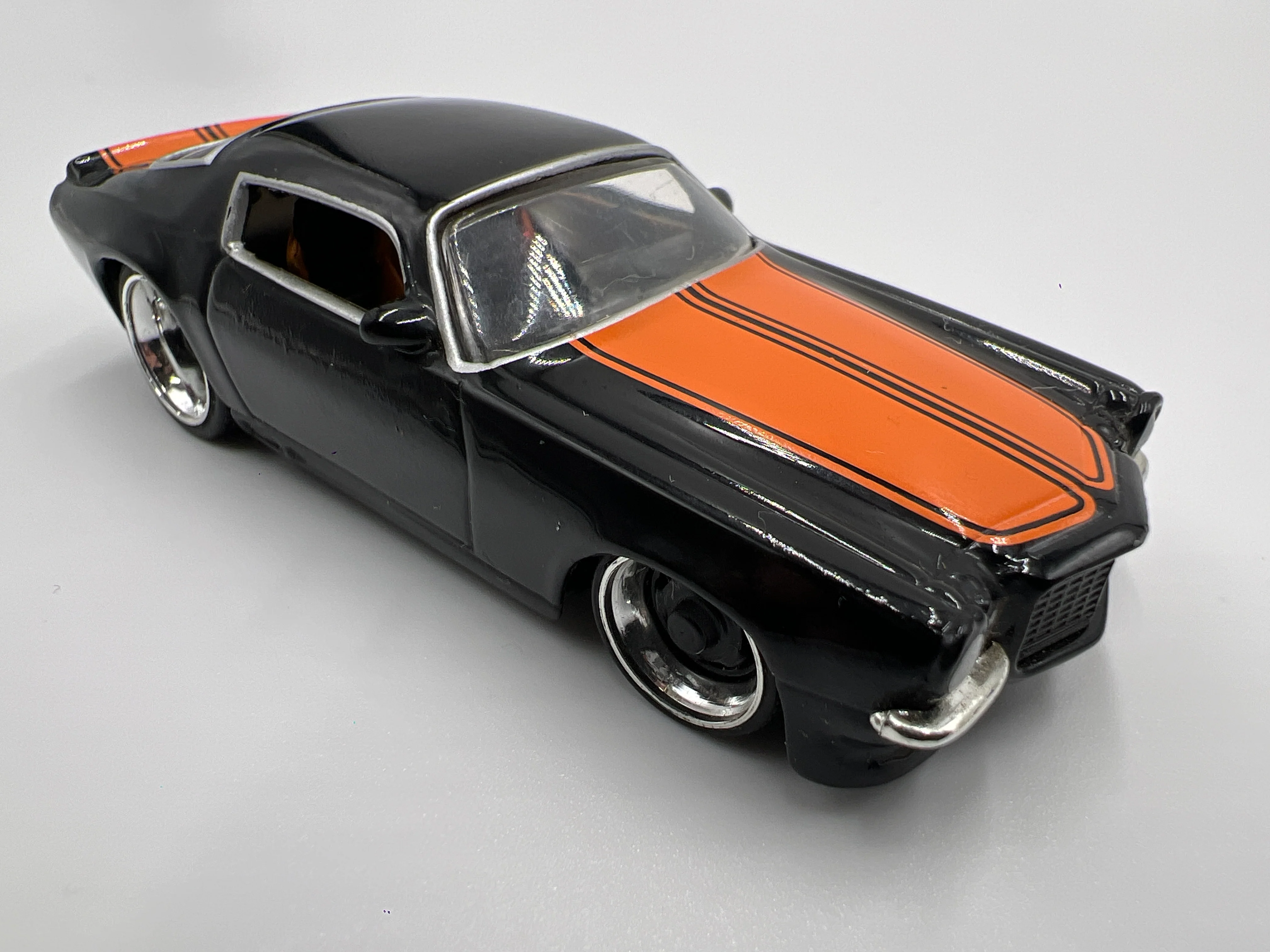 Jada Toys Big Time Muscle 1971 Chevy Camaro Black Loose - Image 2