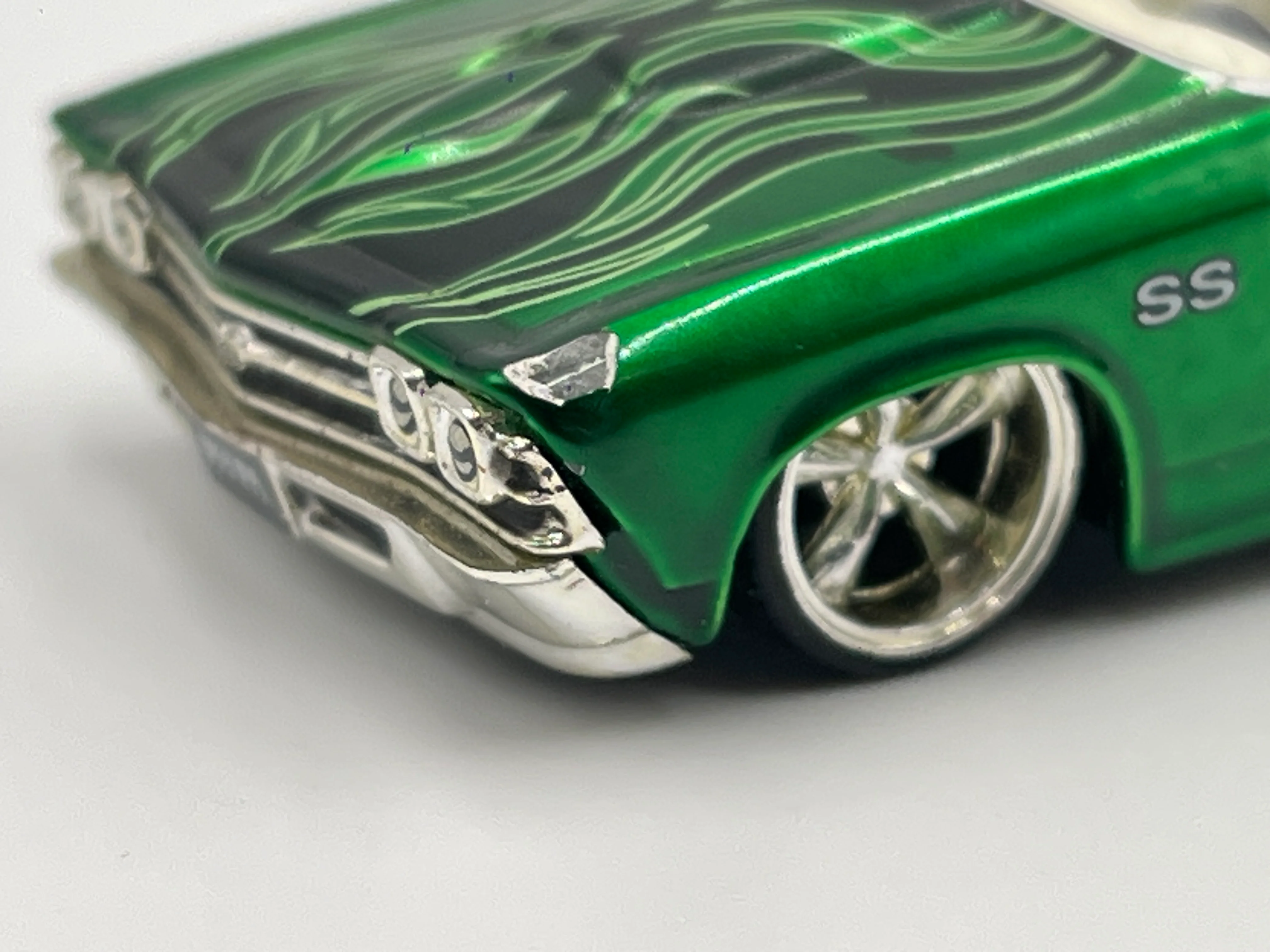 Jada Toys Big Time Muscle 1969 Chevy Chevelle SS Green Loose - Image 6