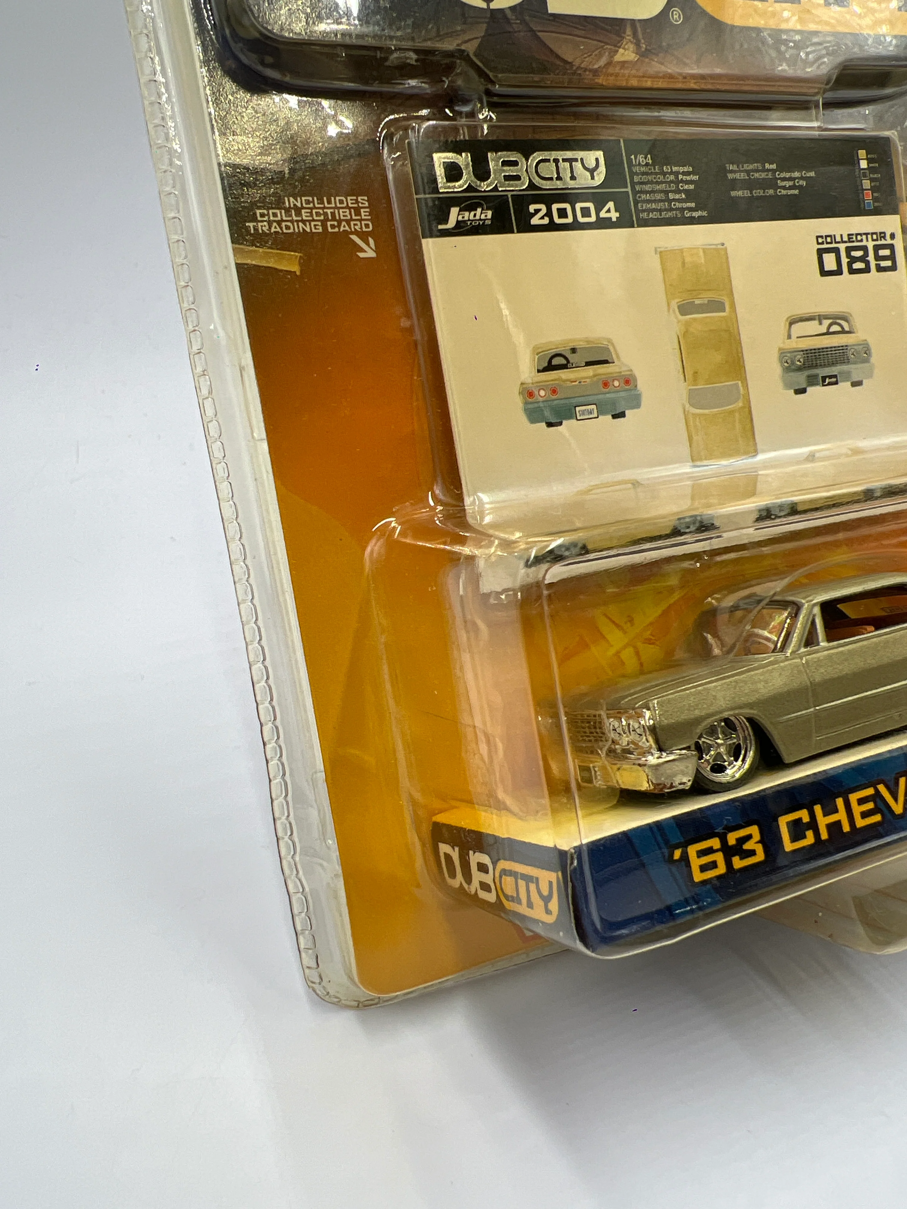 Jada Toys Dub City #89 63 Chevy Impala Pewter SR - Image 5