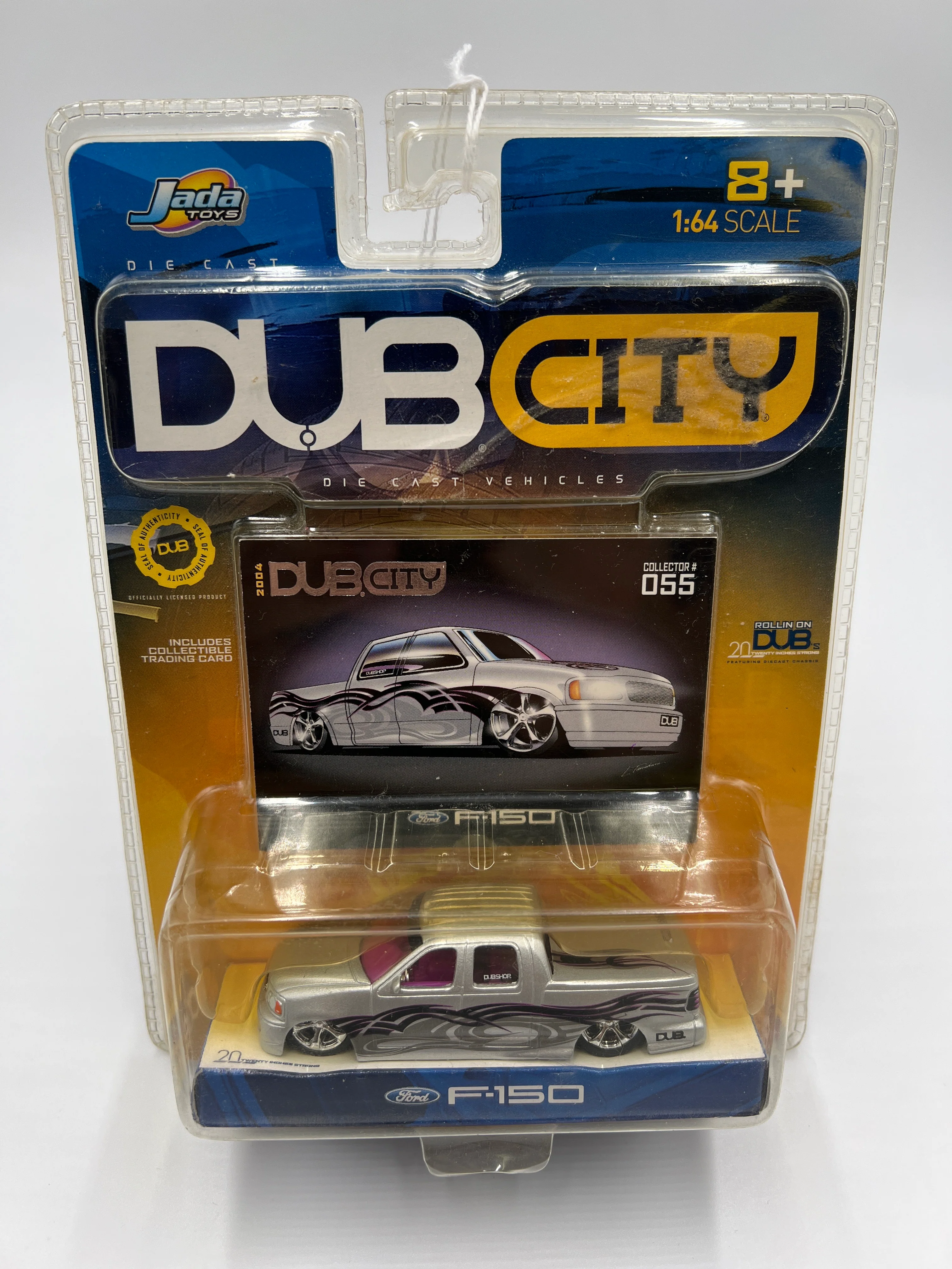 2003 Jada Toys Dub City #055 Ford F-150 Silver 214A - Image 2