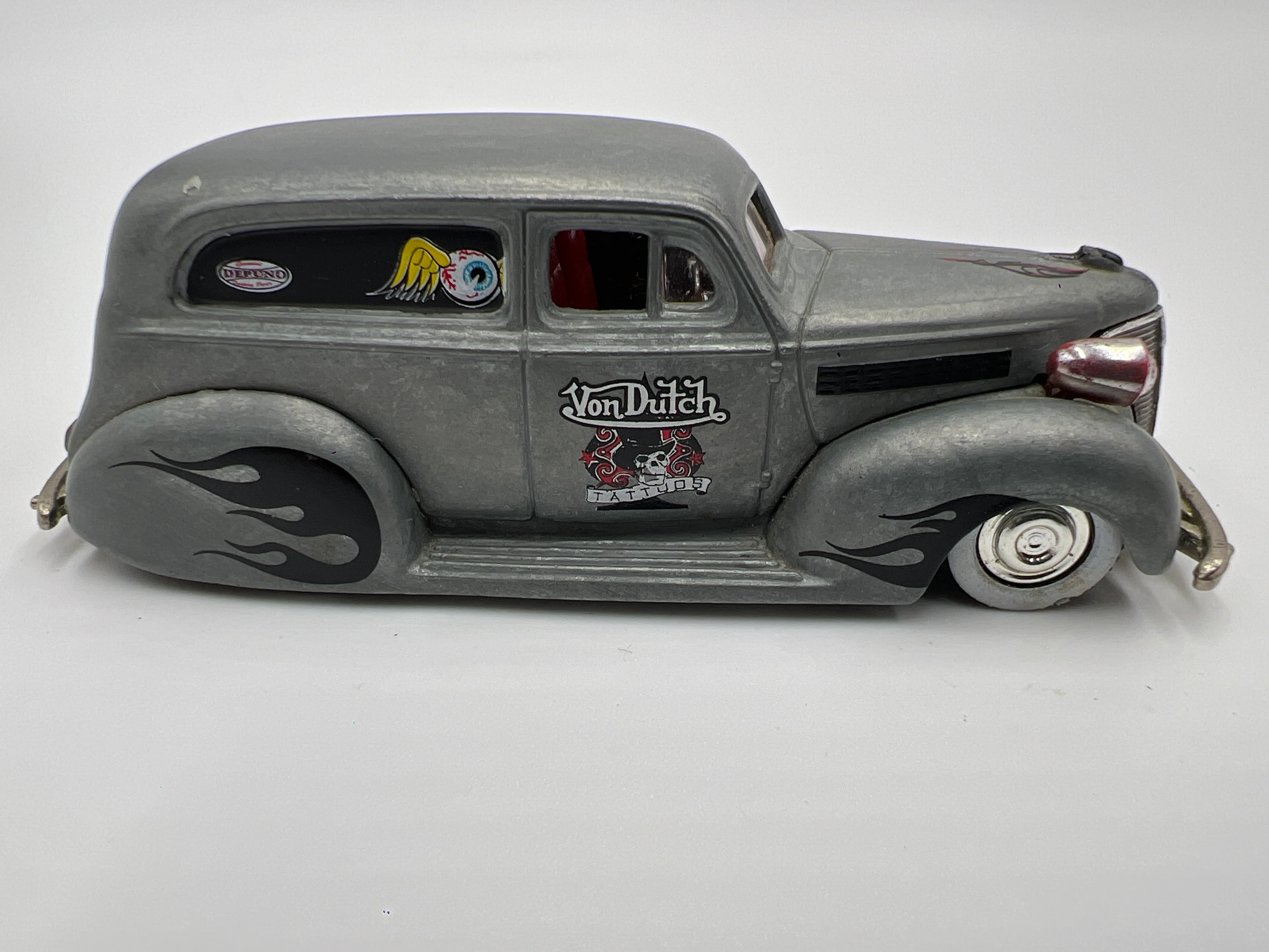 Jada Toys Von Dutch 1939 Chevy Sedan Delivery Raw Metal Loose - Image 4