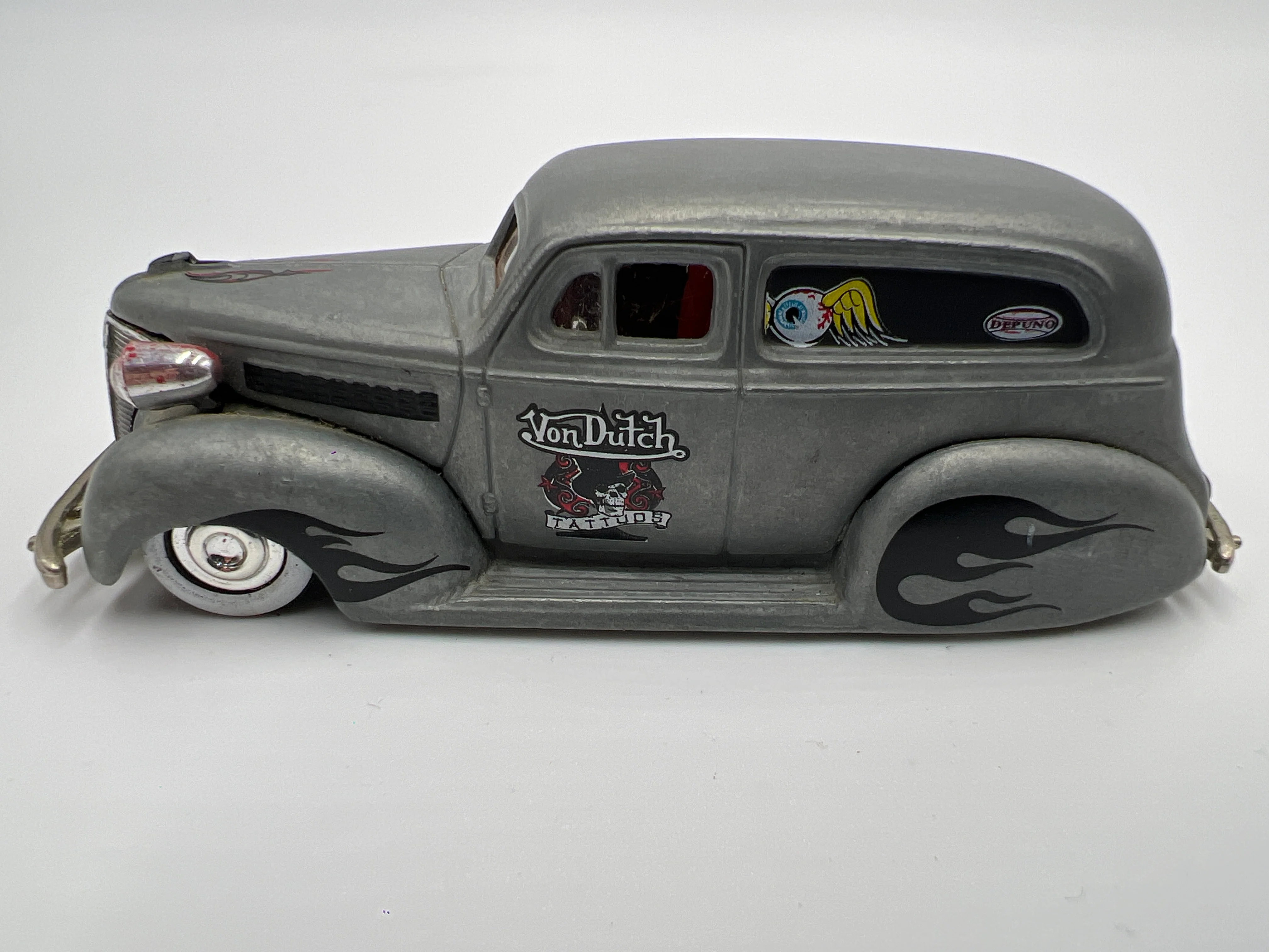 Jada Toys Von Dutch 1939 Chevy Sedan Delivery Raw Metal Loose - Image 5