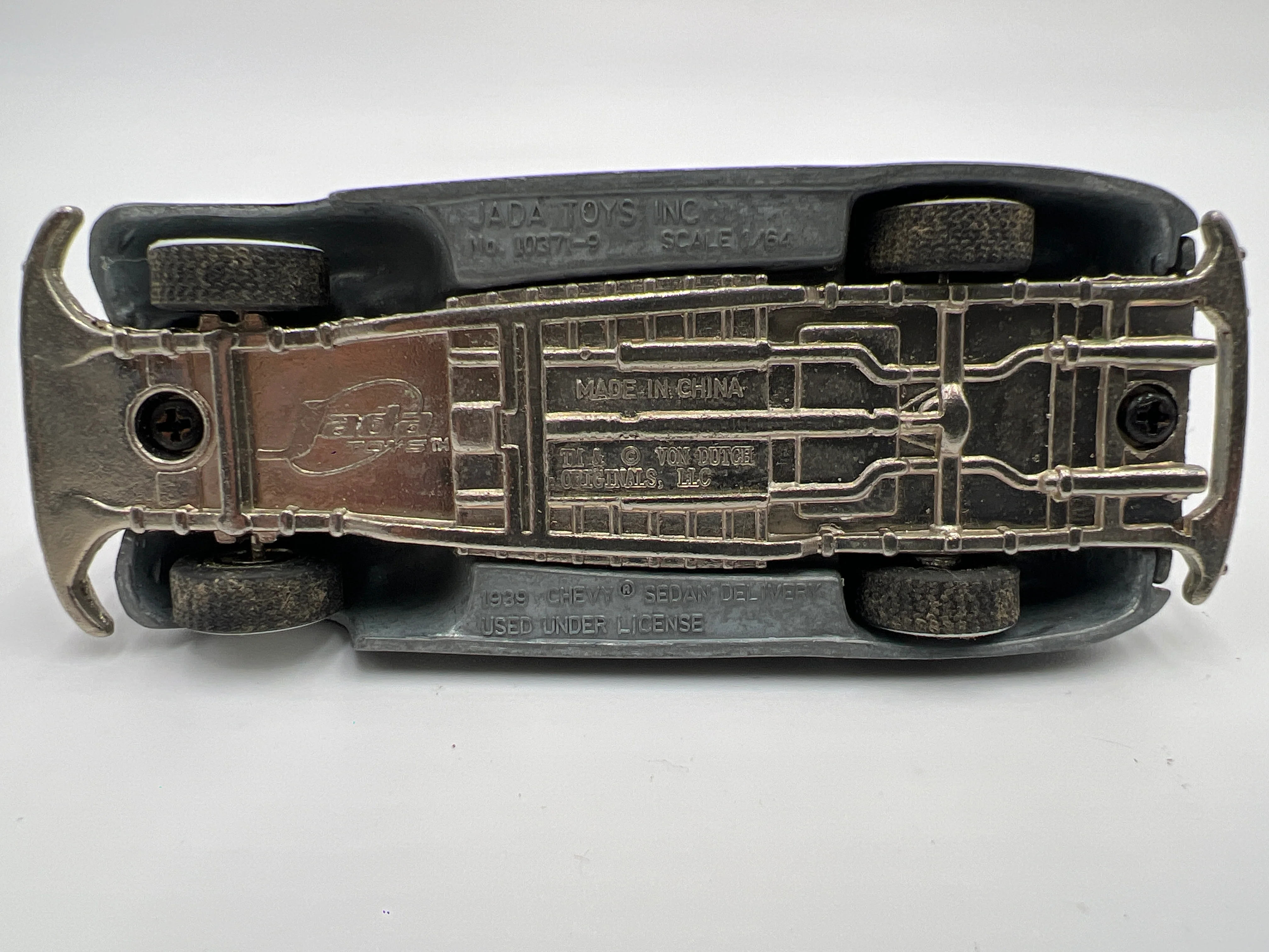 Jada Toys Von Dutch 1939 Chevy Sedan Delivery Raw Metal Loose - Image 6