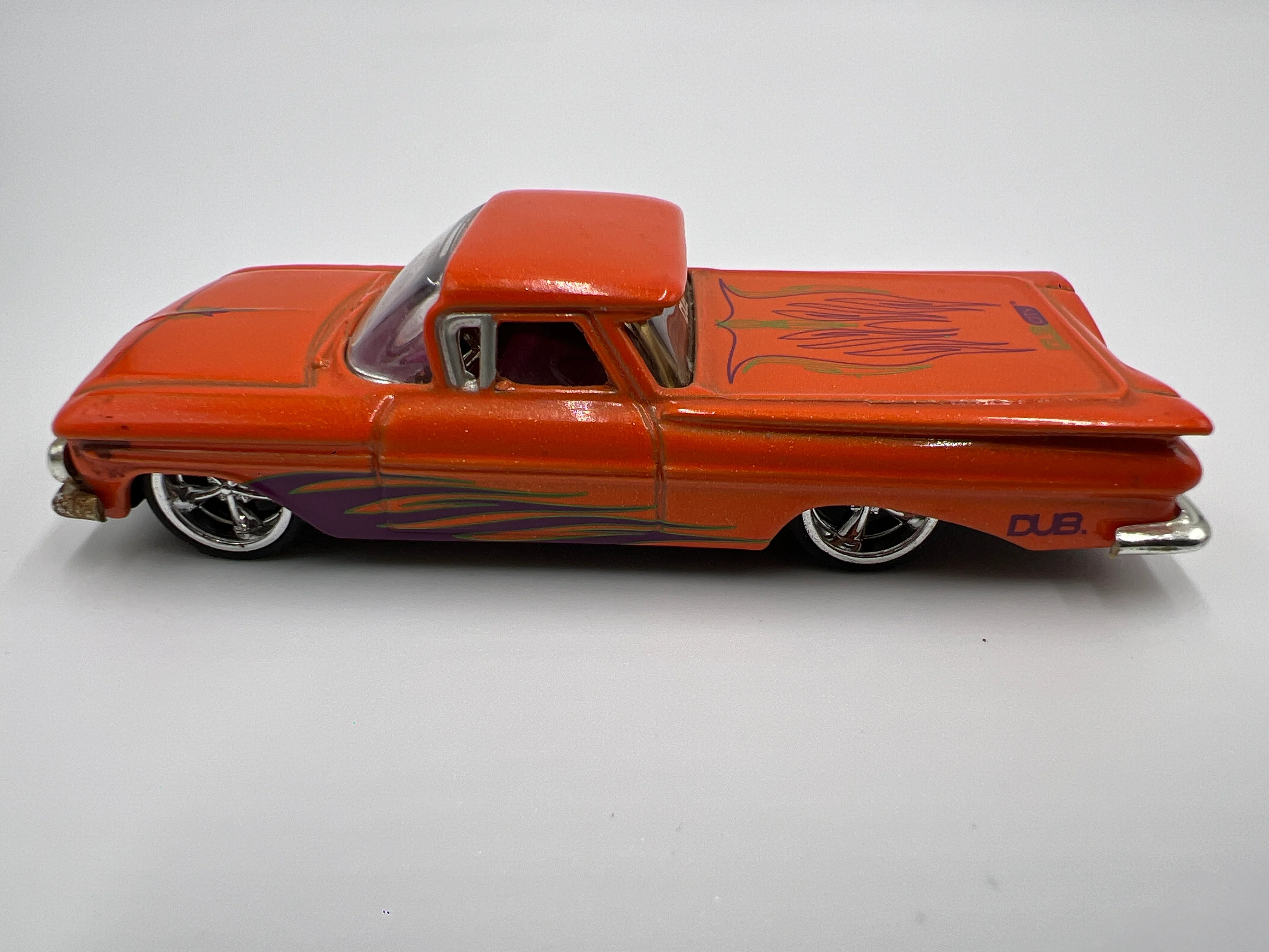 Jada Toys Dub City 1959 Chevy El Camino Orange Loose - Image 5