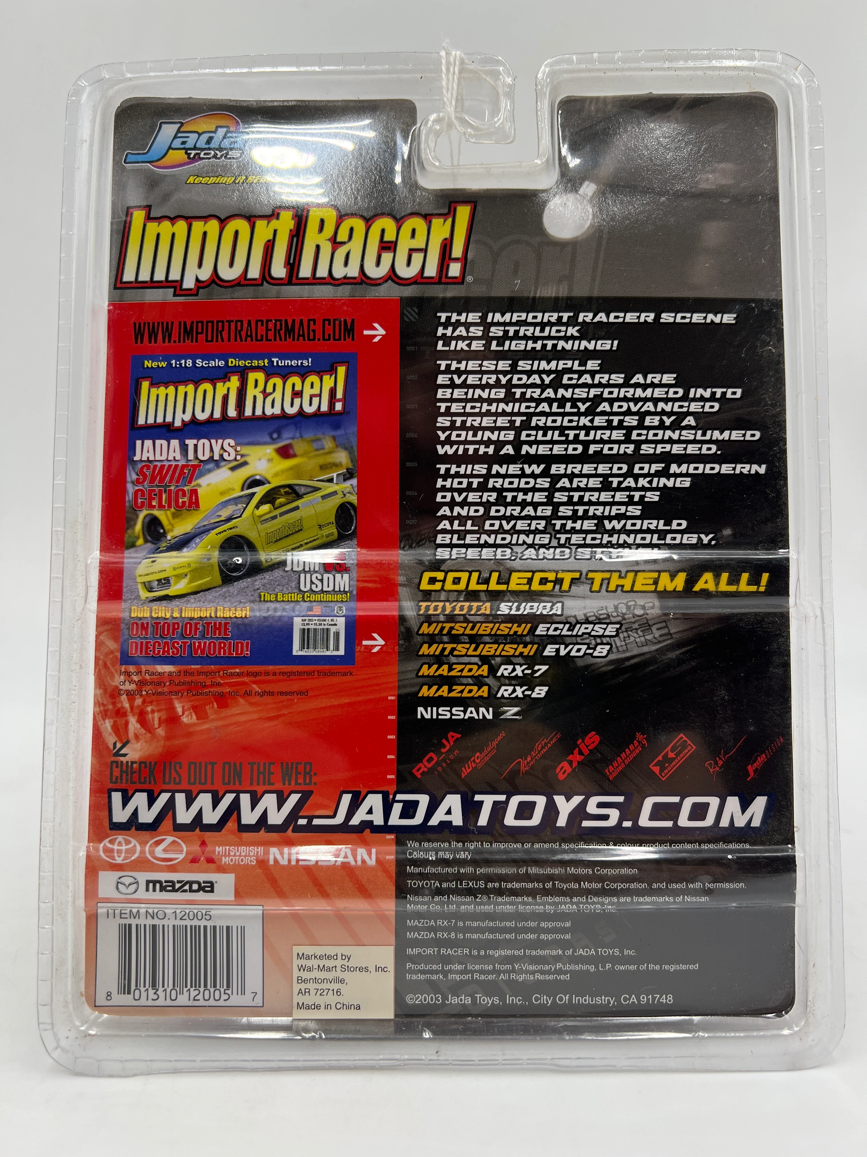 Jada 1/64 Import Racer #13 Nissan Z Silver - Image 6
