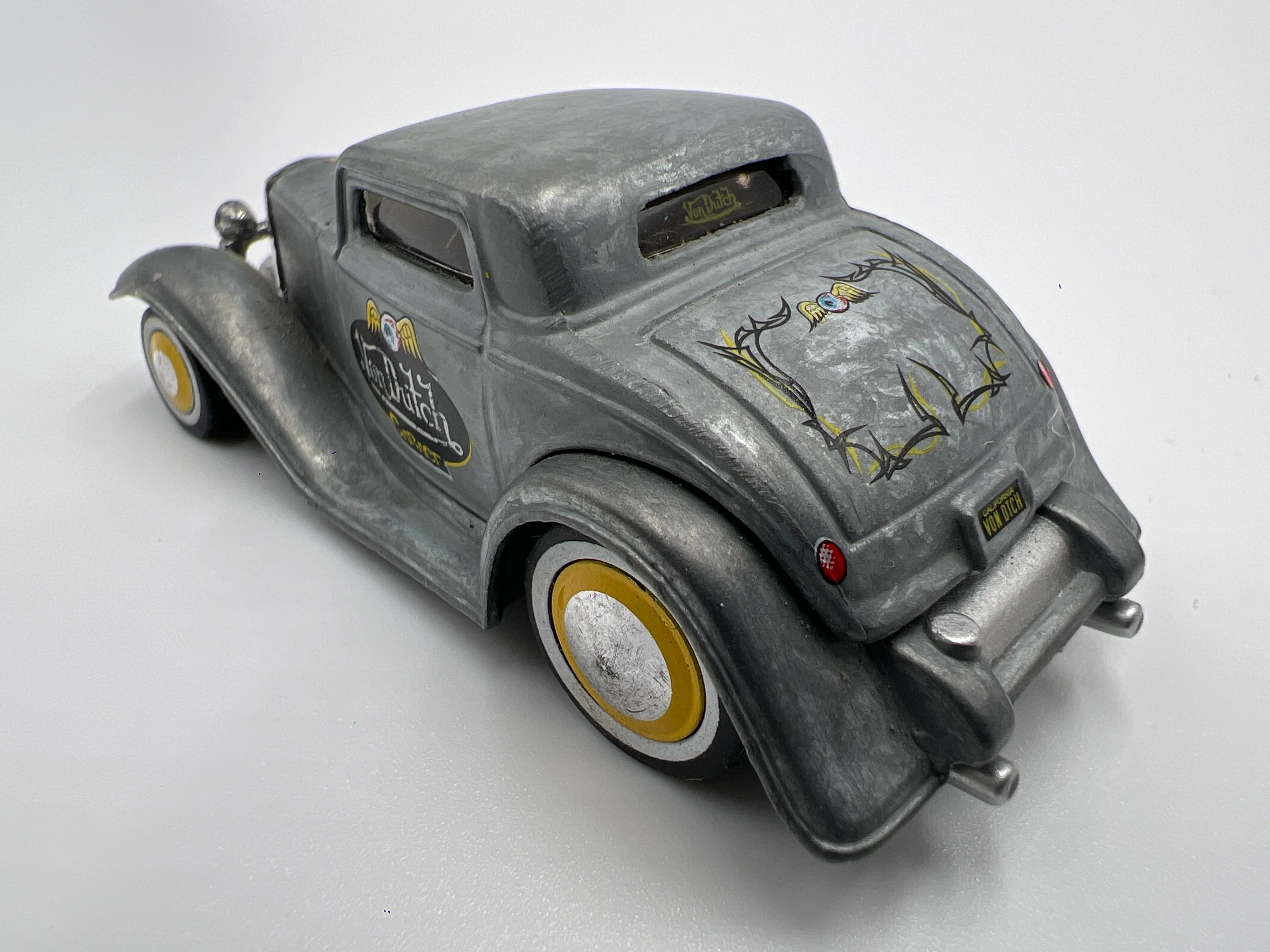 Jada Toys Von Dutch 1932 Ford Raw Metal Loose - Image 3