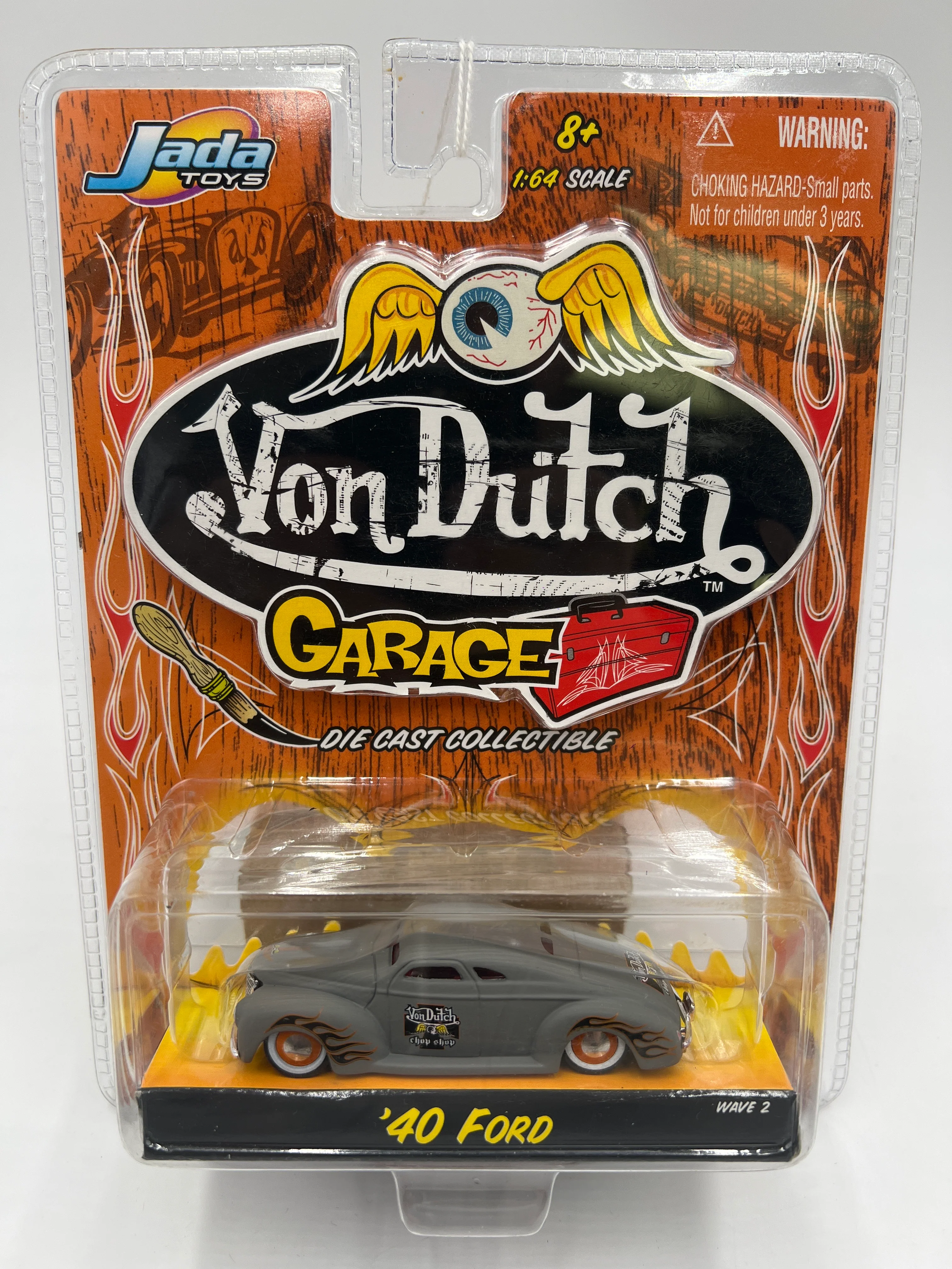 Jada Toys Von Dutch Garage 40 Ford Primer Gray 215D - Image 2