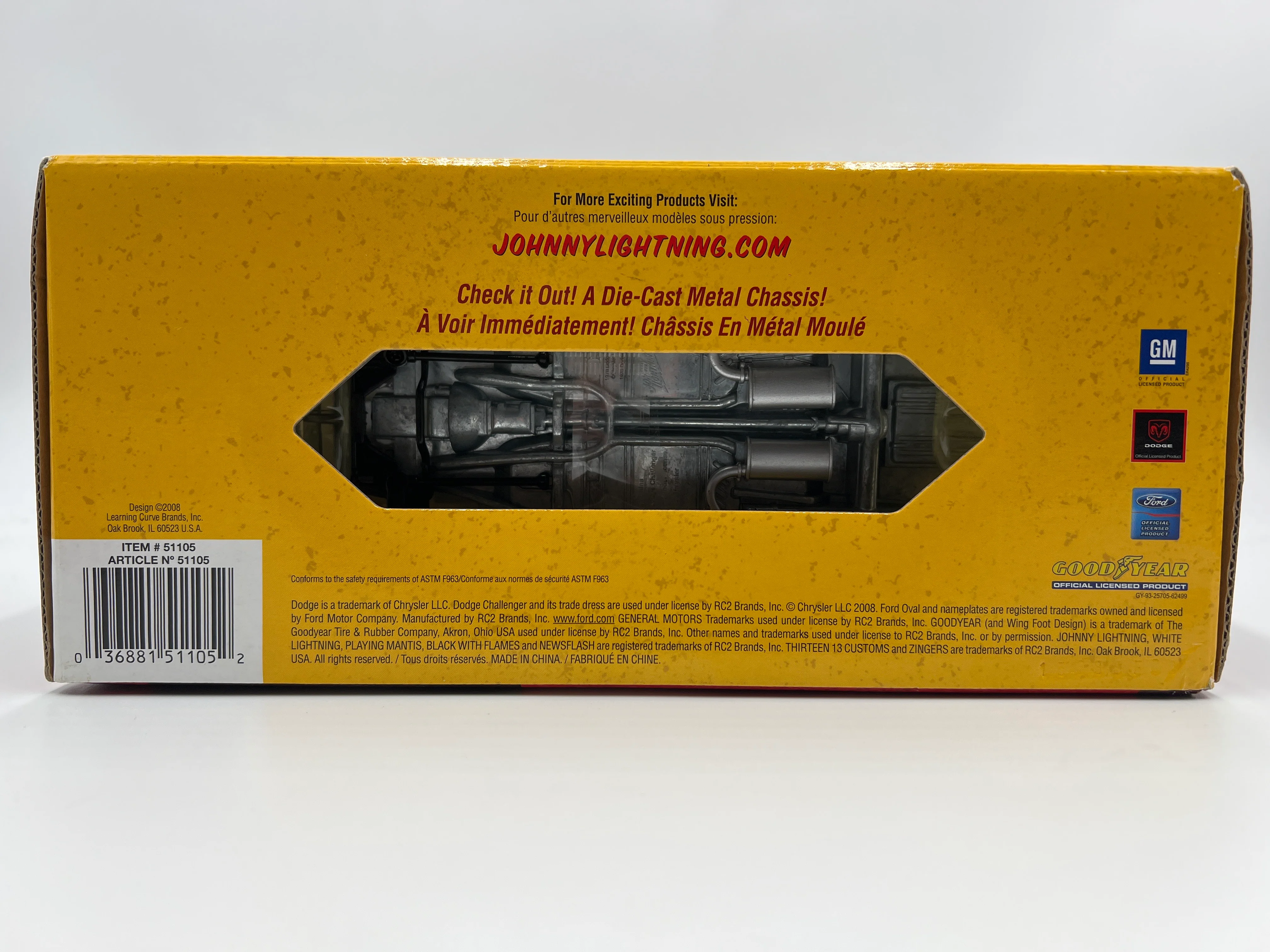 Johnny Lightning 1:24 Scale White Lightning Chase Muscle Cars R28 70 Dodge Challenger T/A White VHTF - Image 4