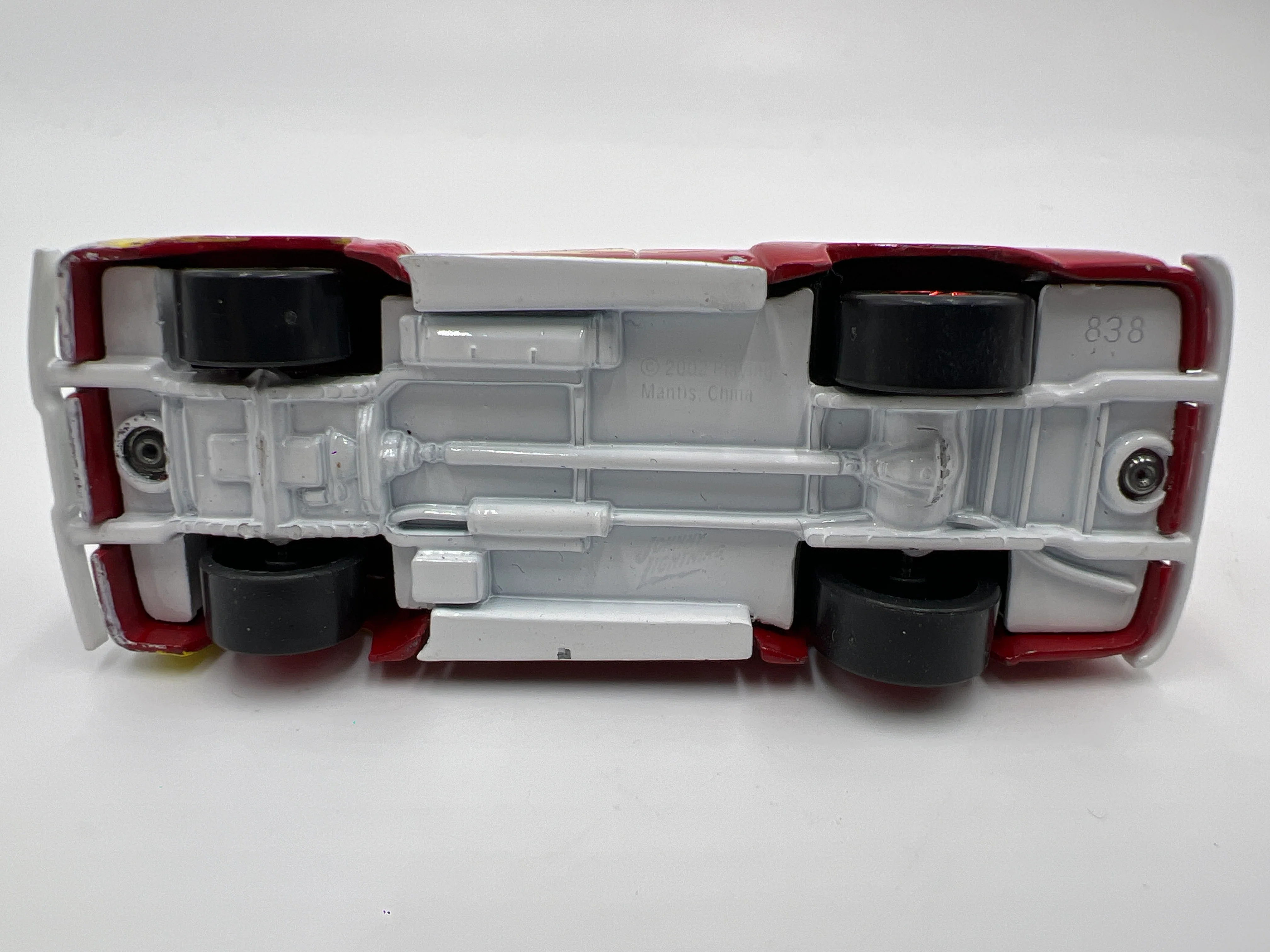 Johnny Lightning 1/64 White Lightning Chase Woodys & Panels 55 Ford Panel Delivery Red - Image 5