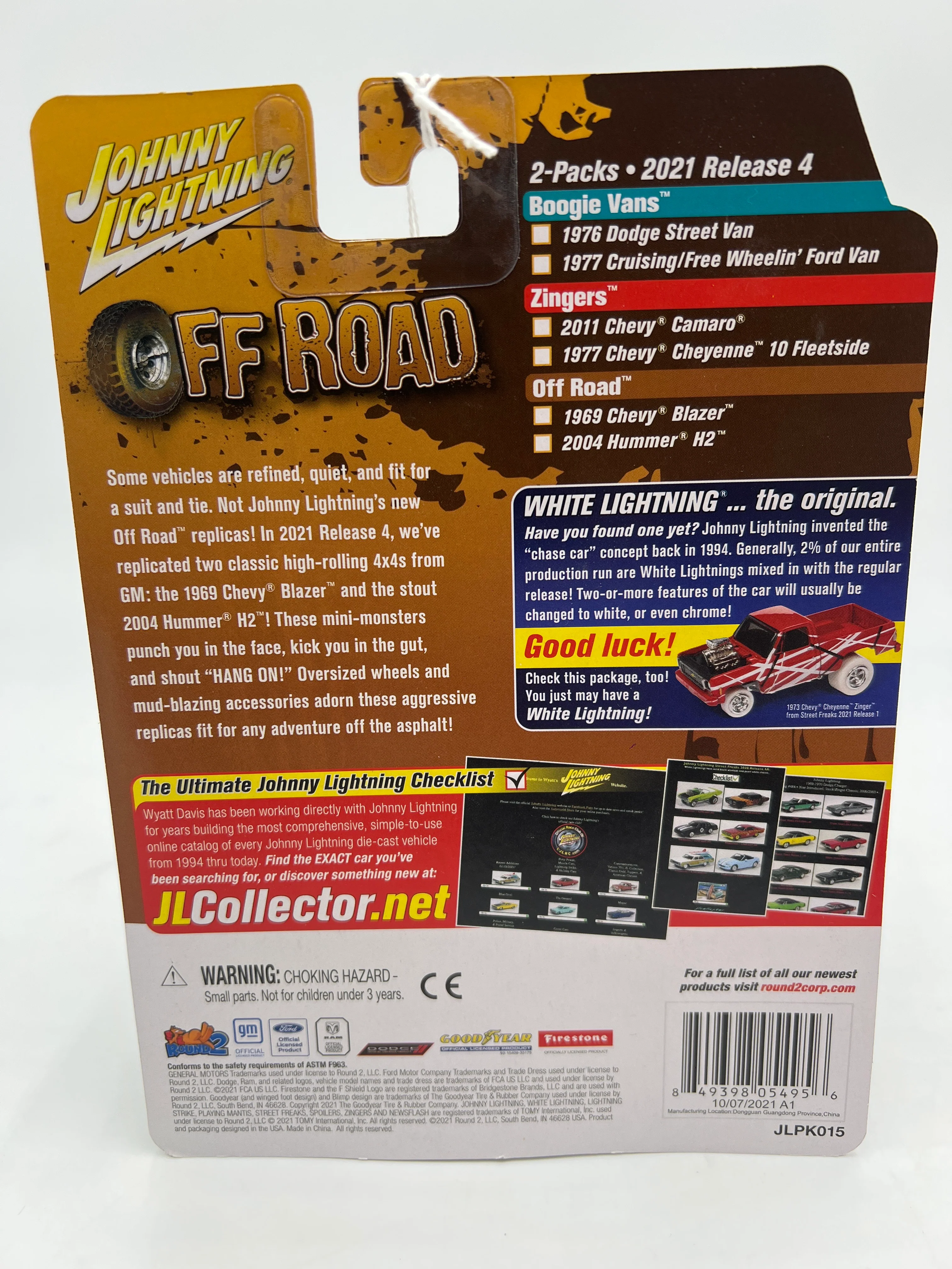 Johnny Lightning 2 Pack Off Road 1969 Chevy K10 Blazer & 2004 Hummer H2 227C - Image 5