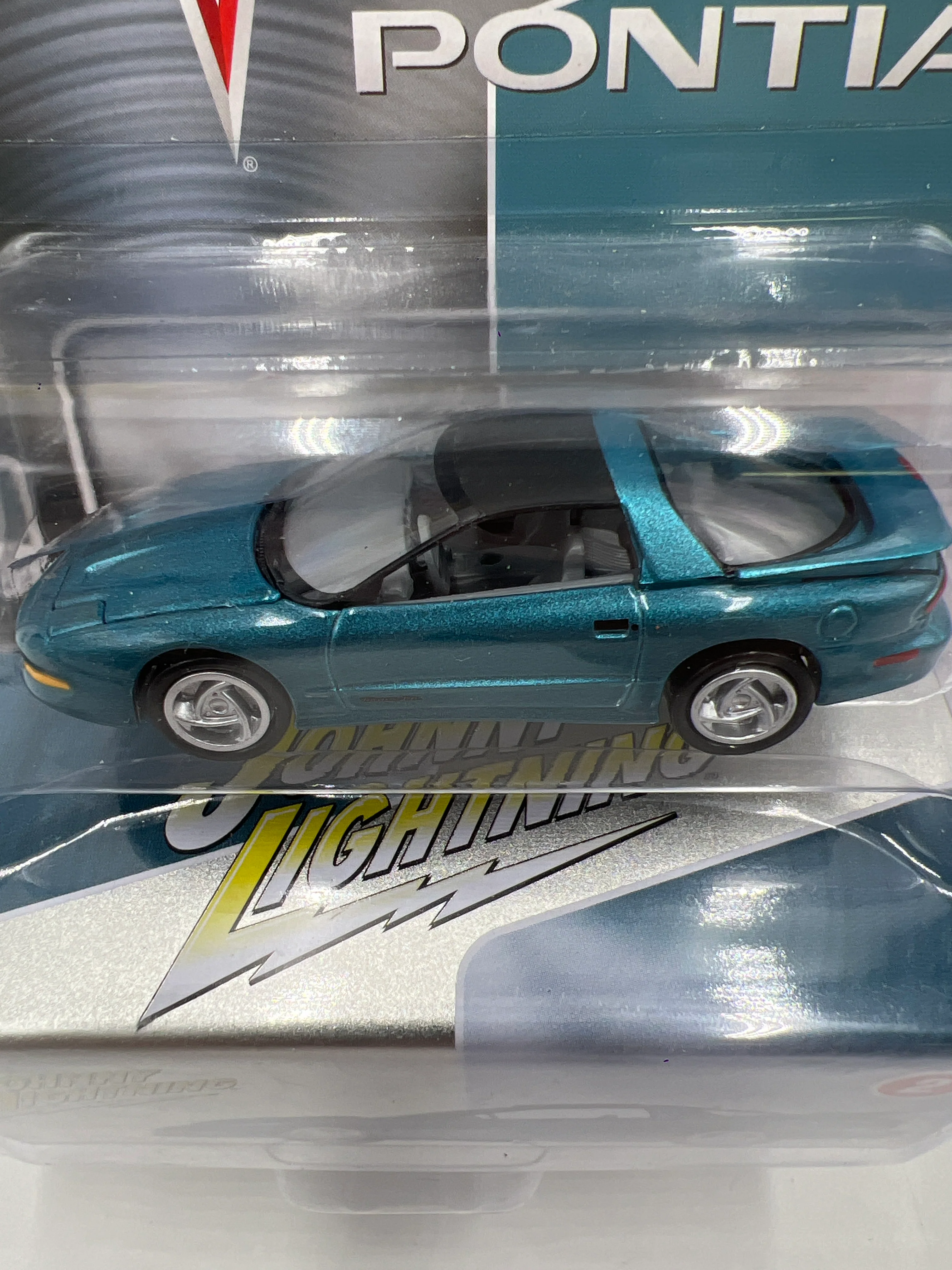 Johnny Lightning 1994 Pontiac Firebird T/A Blue W/Tin 217E - Image 3