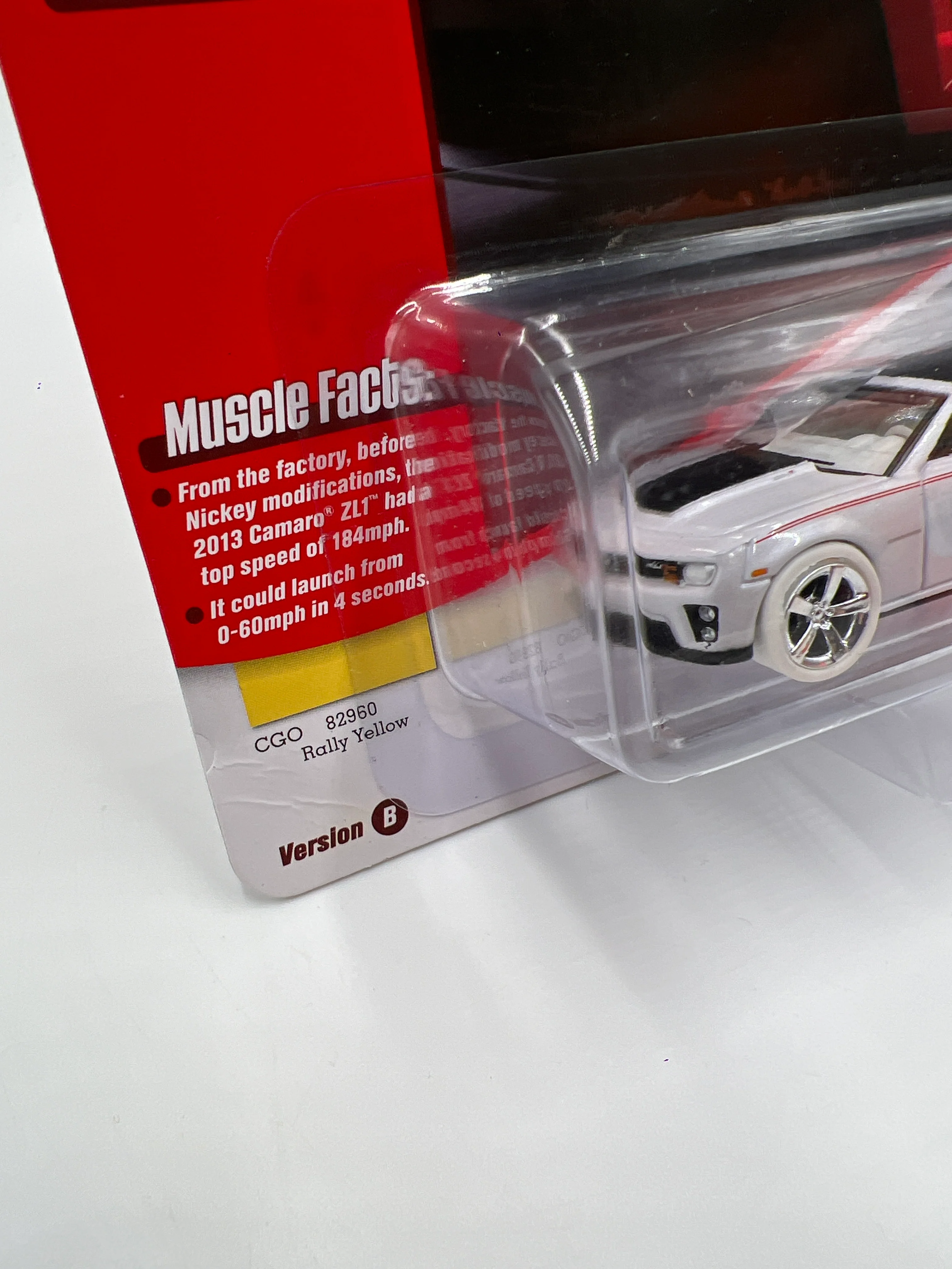 Johnny Lightning 2013 Chevy Camaro ZL1 Nickey White Lightning Chase - Image 5