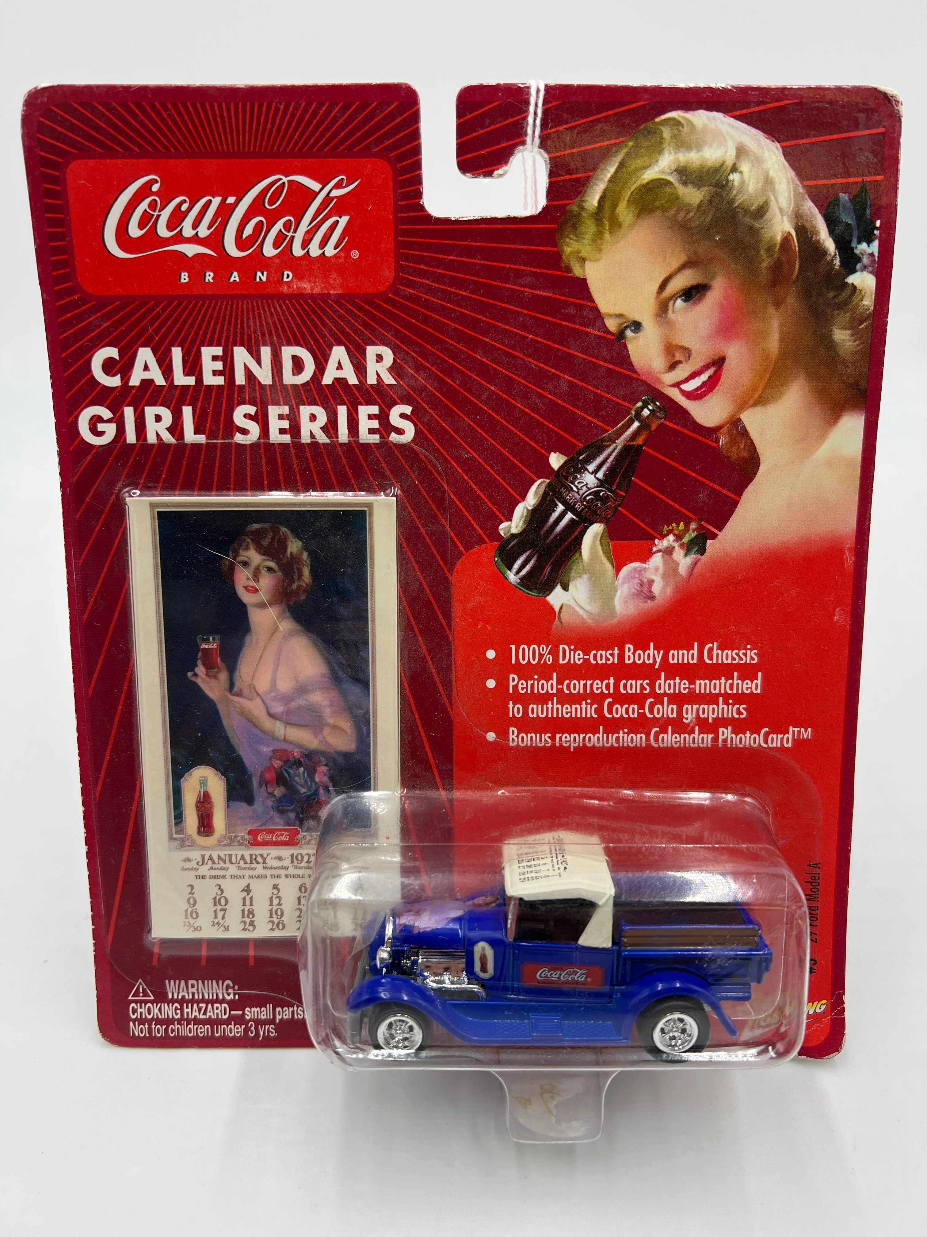 Johnny Lightning Calendar Girl Series 29 Ford Model A Coca Cola 188G - Image 2