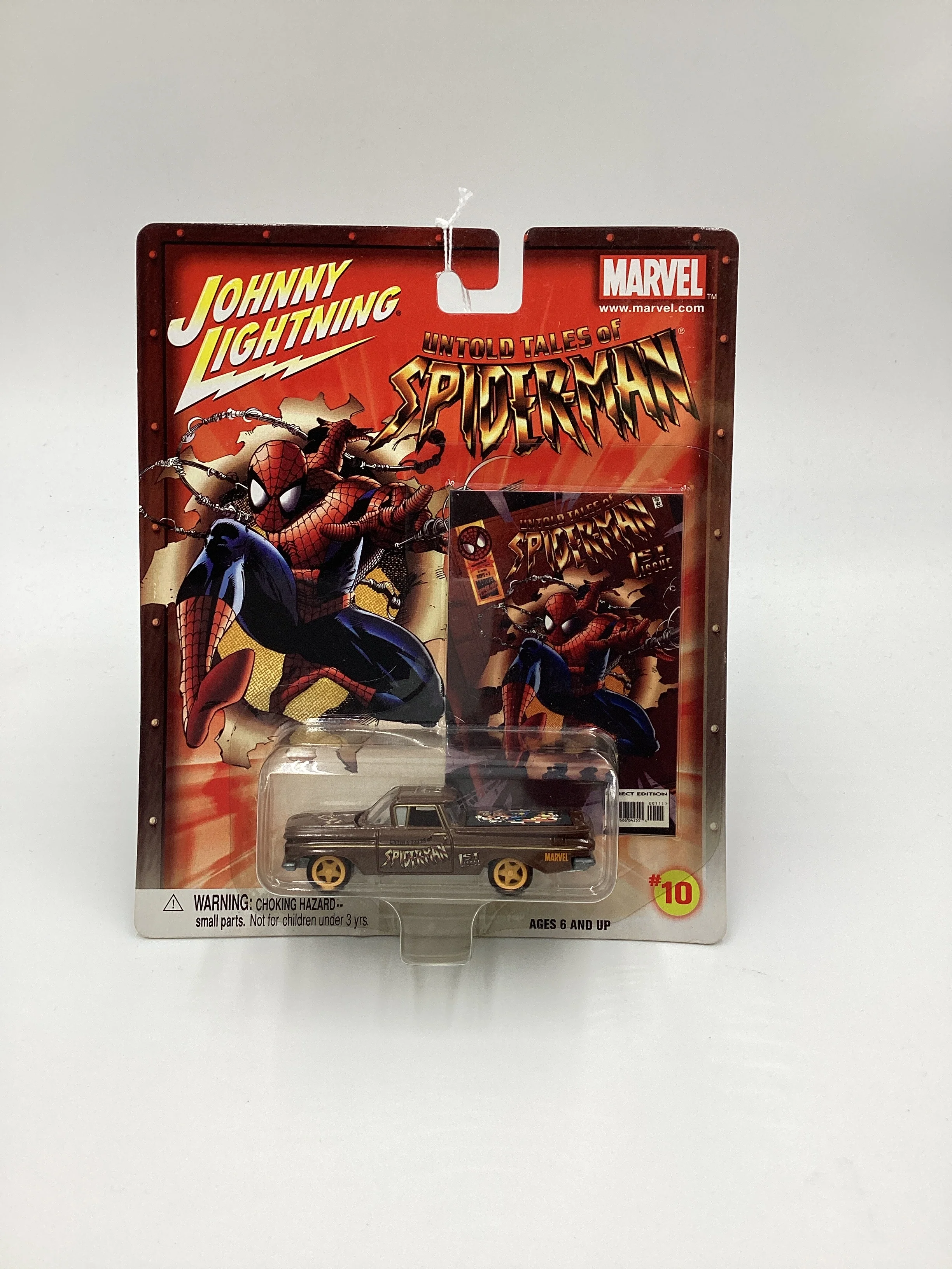 Johnny Lightning Marvel Untold Tales Or Spider-Man #10 59 El Camino Brown 219A - Image 2