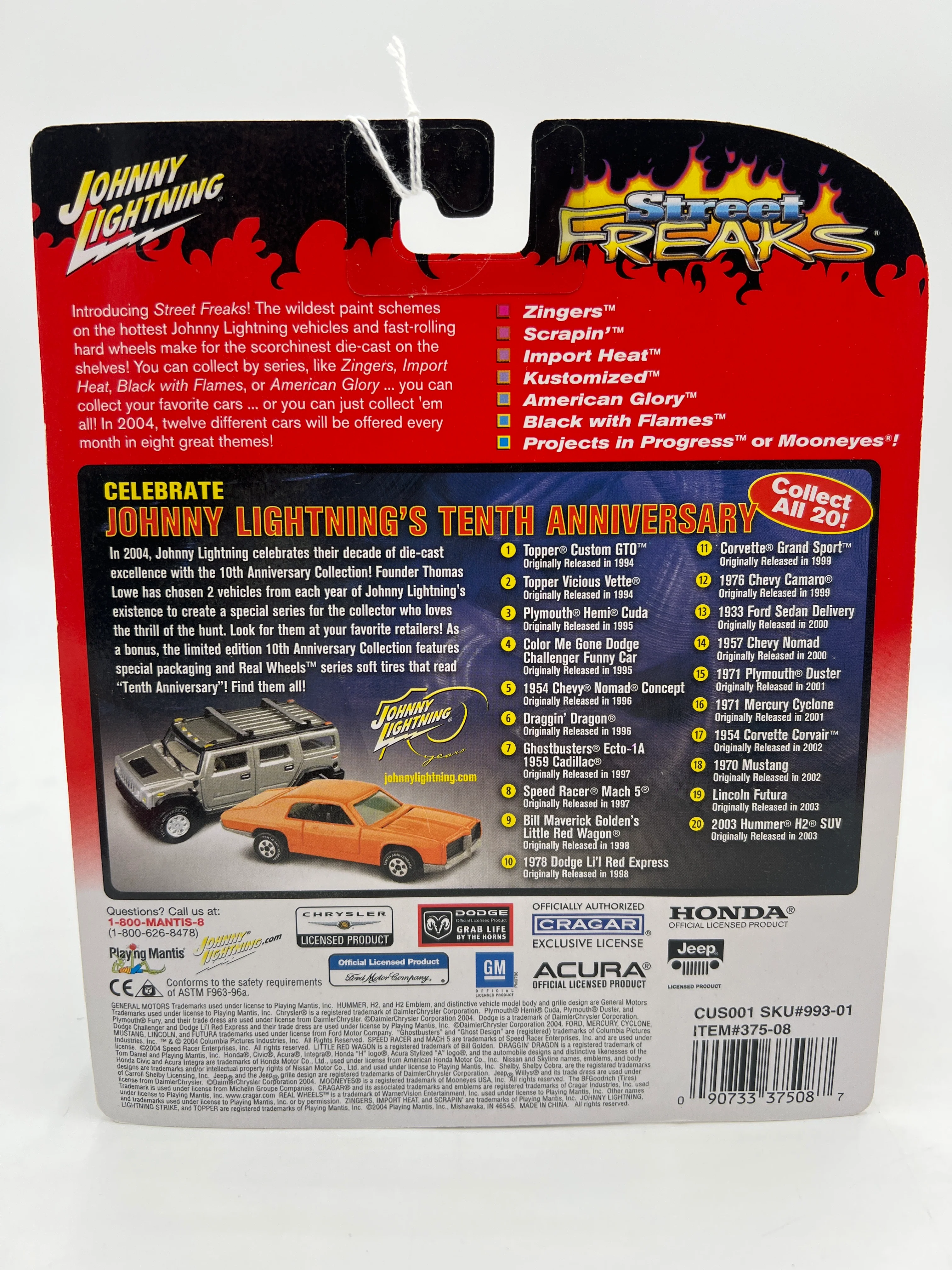 Johnny Lightning Street Freaks 1953 Buick Super White 220A - Image 6