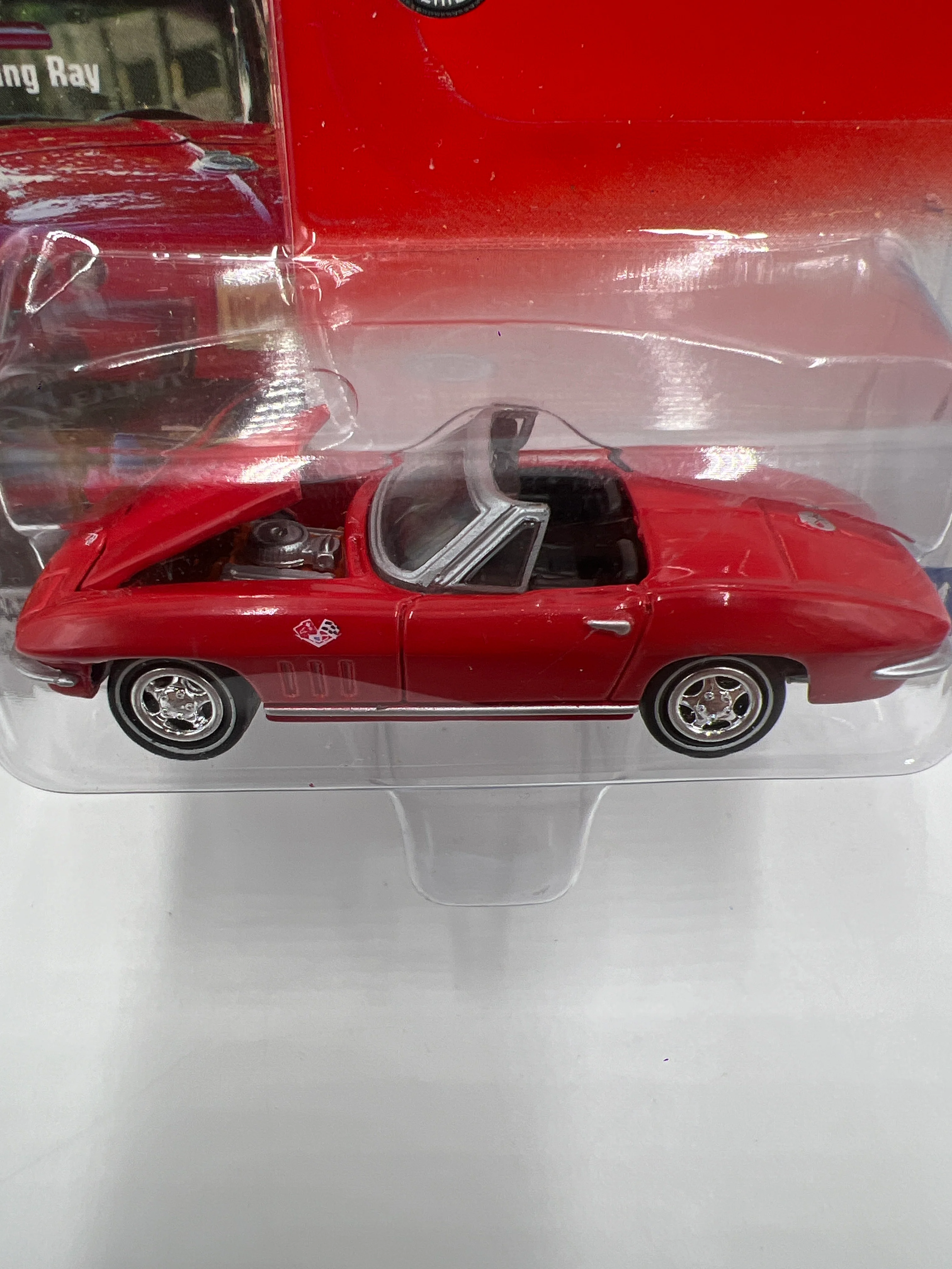 Johnny Lightning Vette 1966 Corvette Red 219E - Image 3