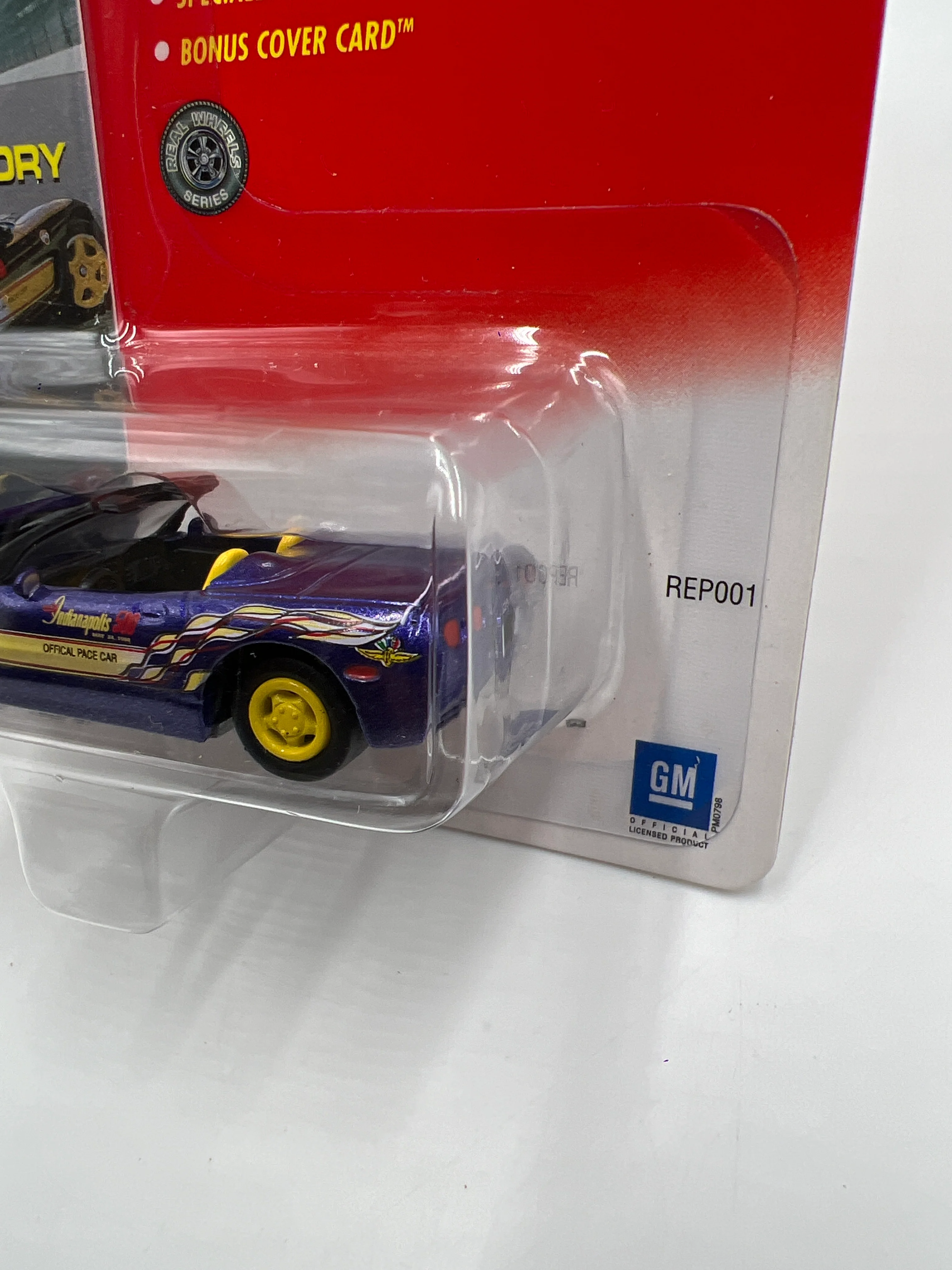 Johnny Lightning Vette 1998 Corvette Pace Car Blue 219E - Image 4