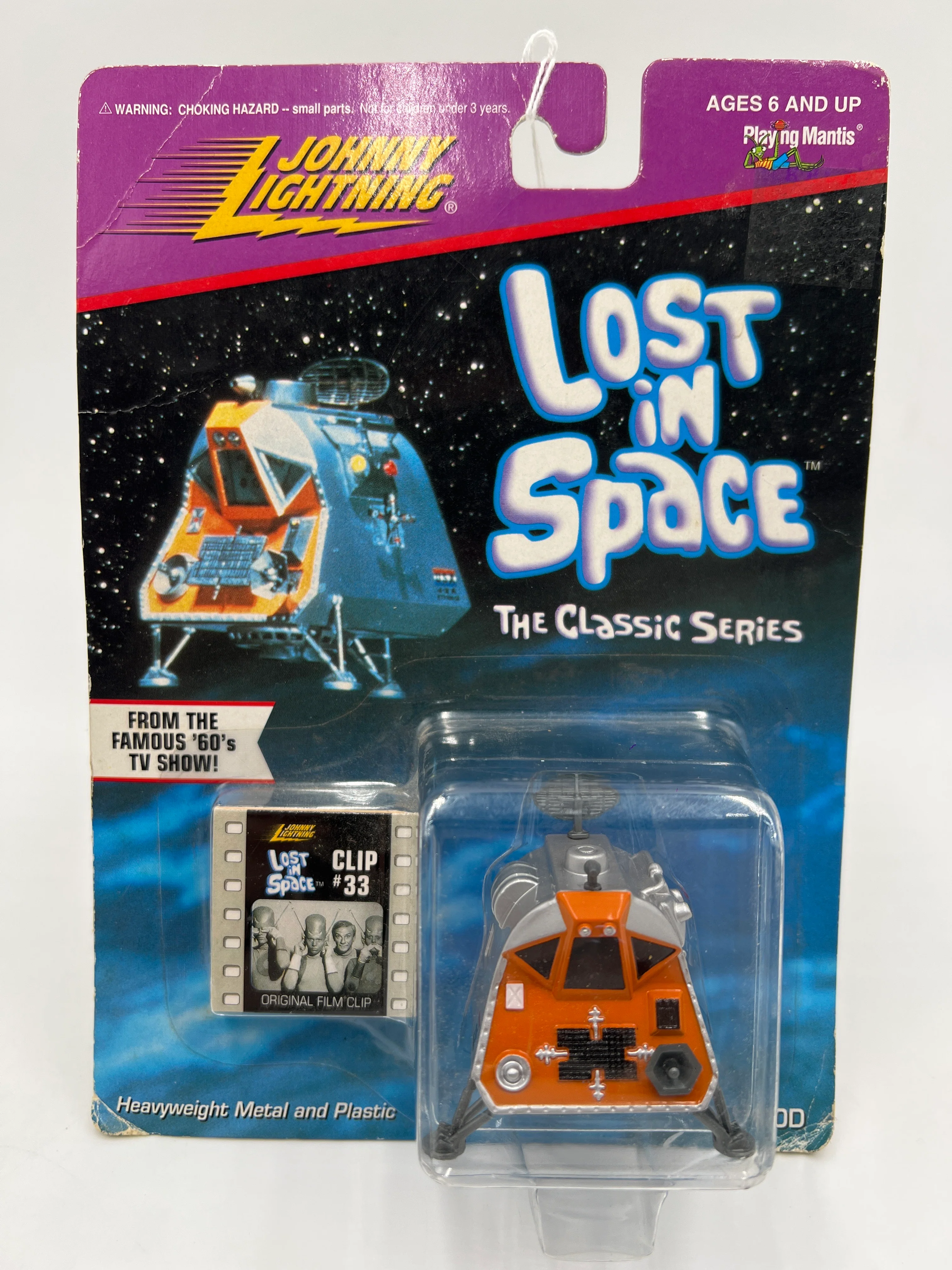 Johnny Lightning Lost In Space Clip #33 Space Pod Card Not Perfect 219B - Image 2