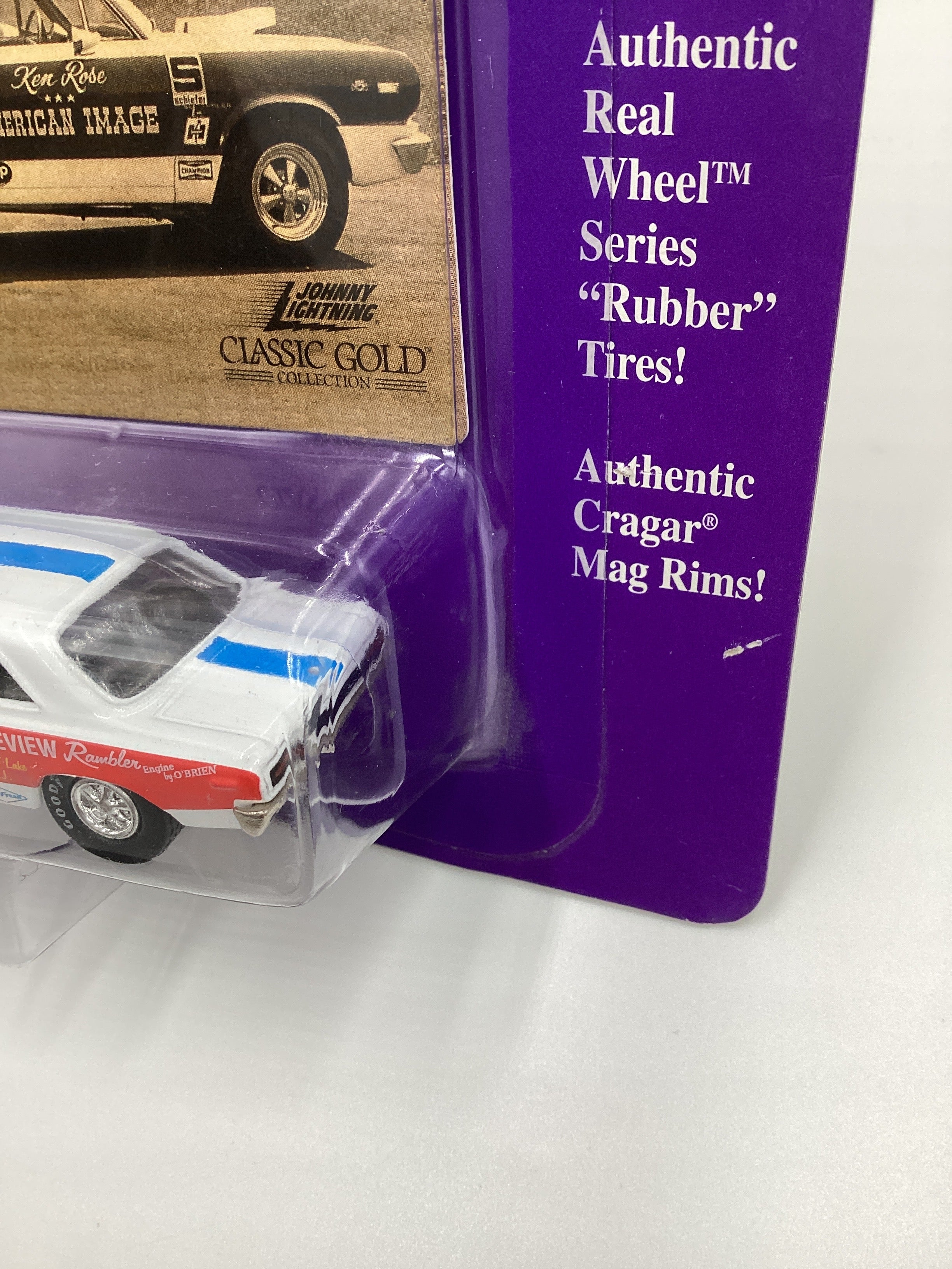 JOHNNY LIGHTNING CLASSIC GOLD Collection #12 1969 Hurst SC/Rambler Modified Drag Car Version 228F - Image 4