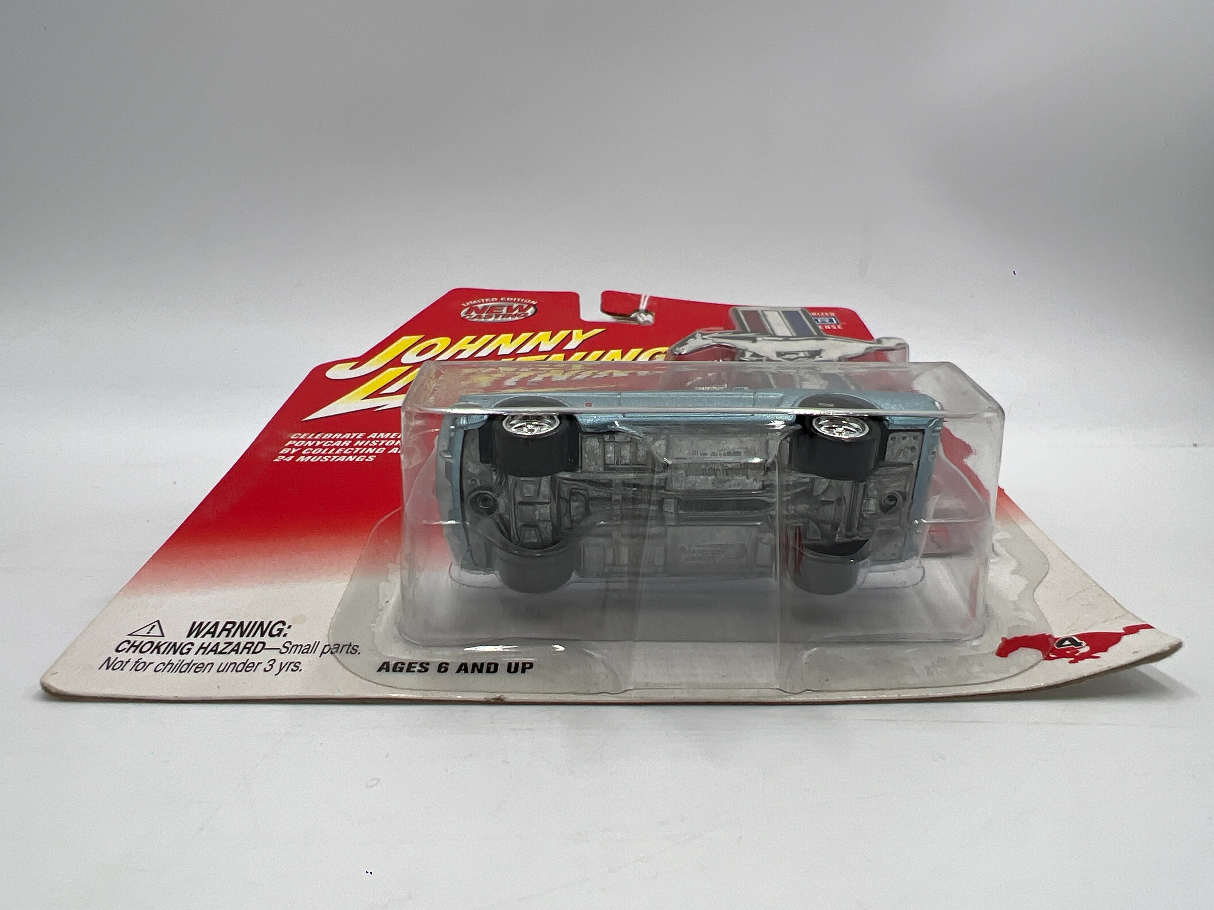 Johnny Lightning Mustang Series #4 1966 Ford Mustang GT Blue 222C - Image 5