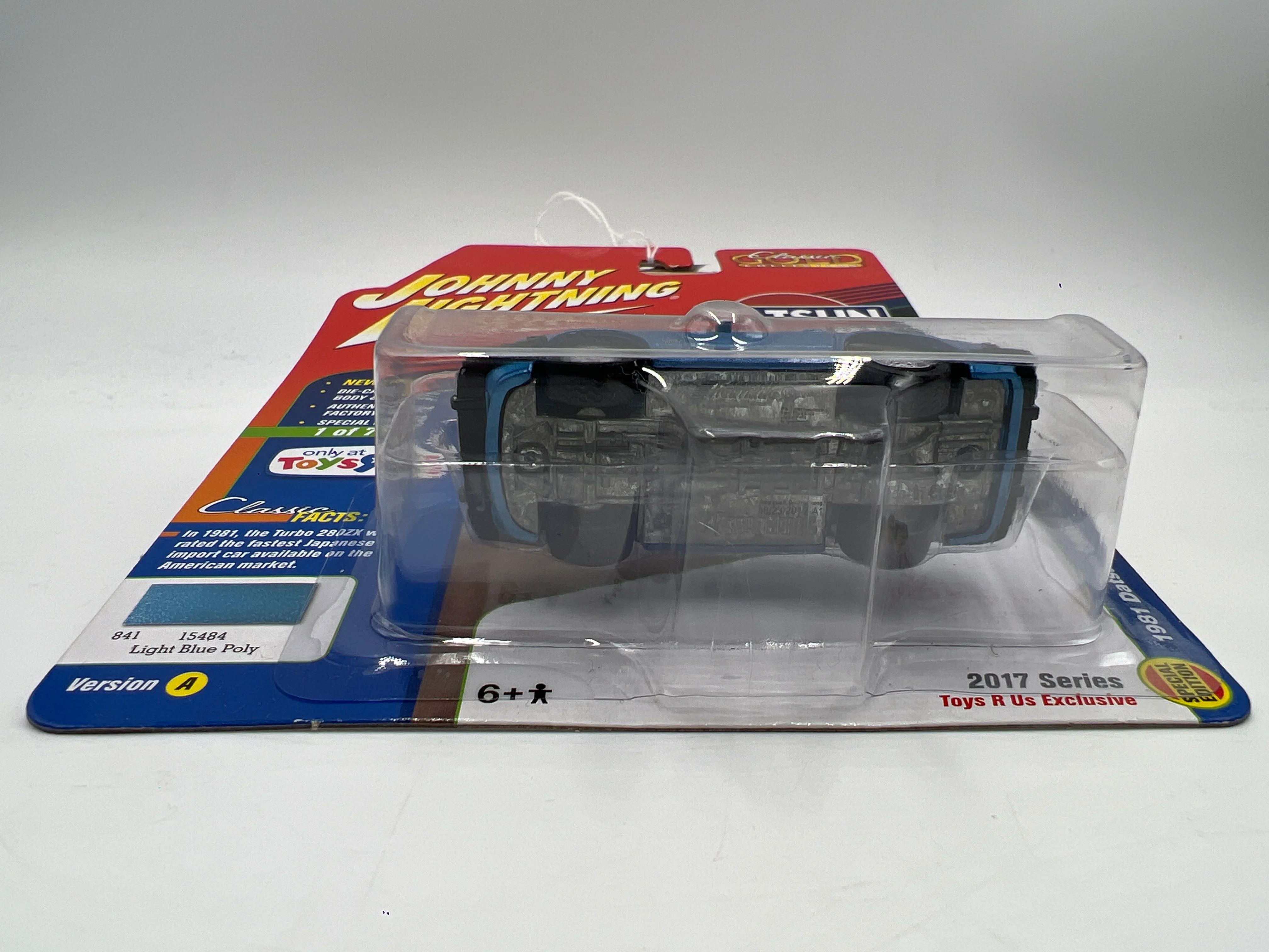 Johnny Lightning Classic Gold Toys R Us Exclusive Version A 1/768 1981 Datsun 280ZX Turbo Blue VHTF - Image 6
