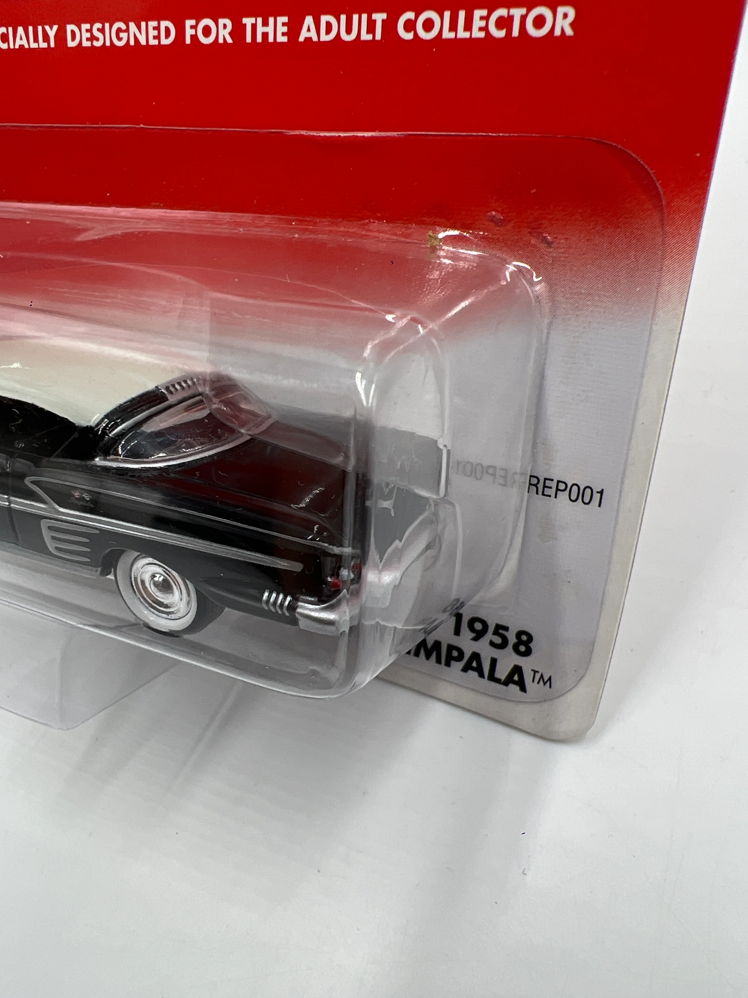 Johnny Lightning American Chrome 1958 Chevy Impala Black 220C - Image 4