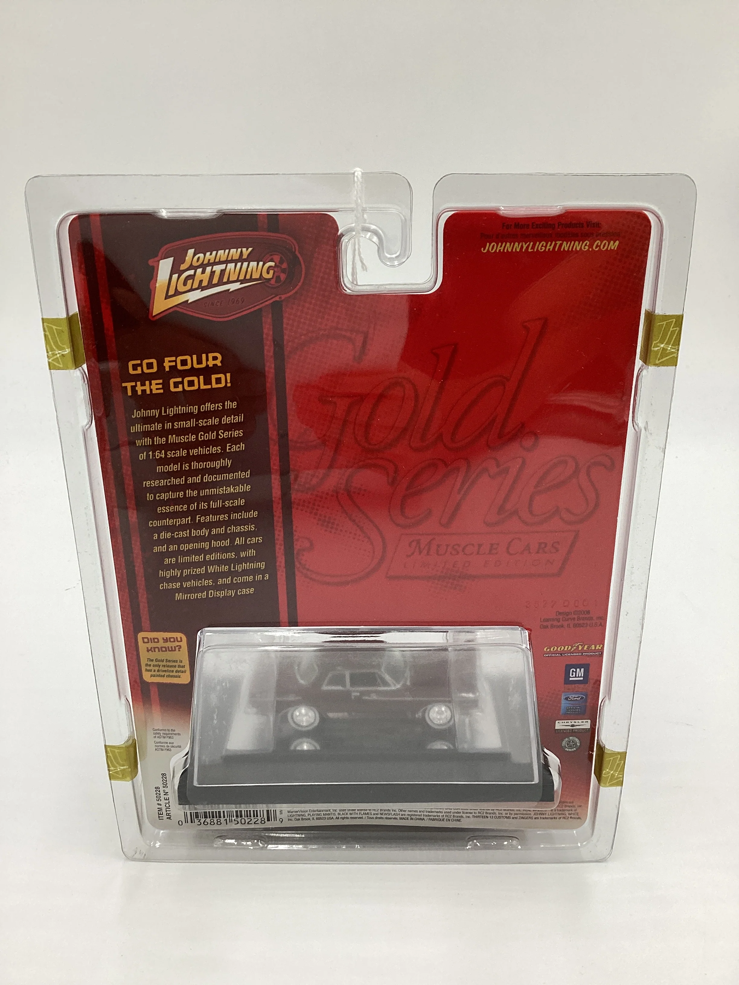 Johnny Lightning Gold Series Muscle Cars Release 9 #37 1962 Plymouth Sport Fury Brown 232H - Image 7