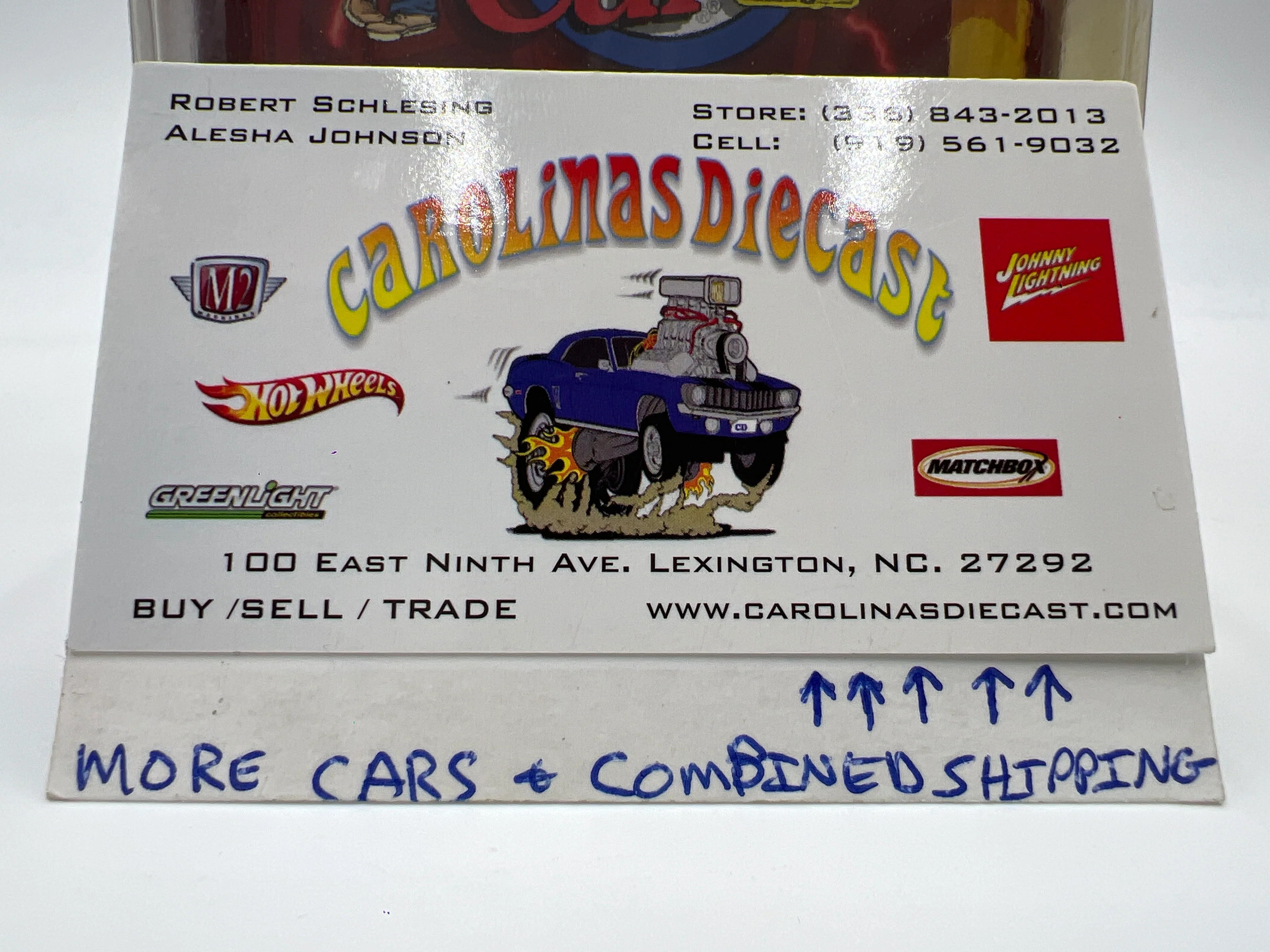 Johnny Lightning SIGNED My Classic Car JL25 1958 Chevy Impala SS Light Blue White Lightning Chase W/Protector VHTF - Image 10