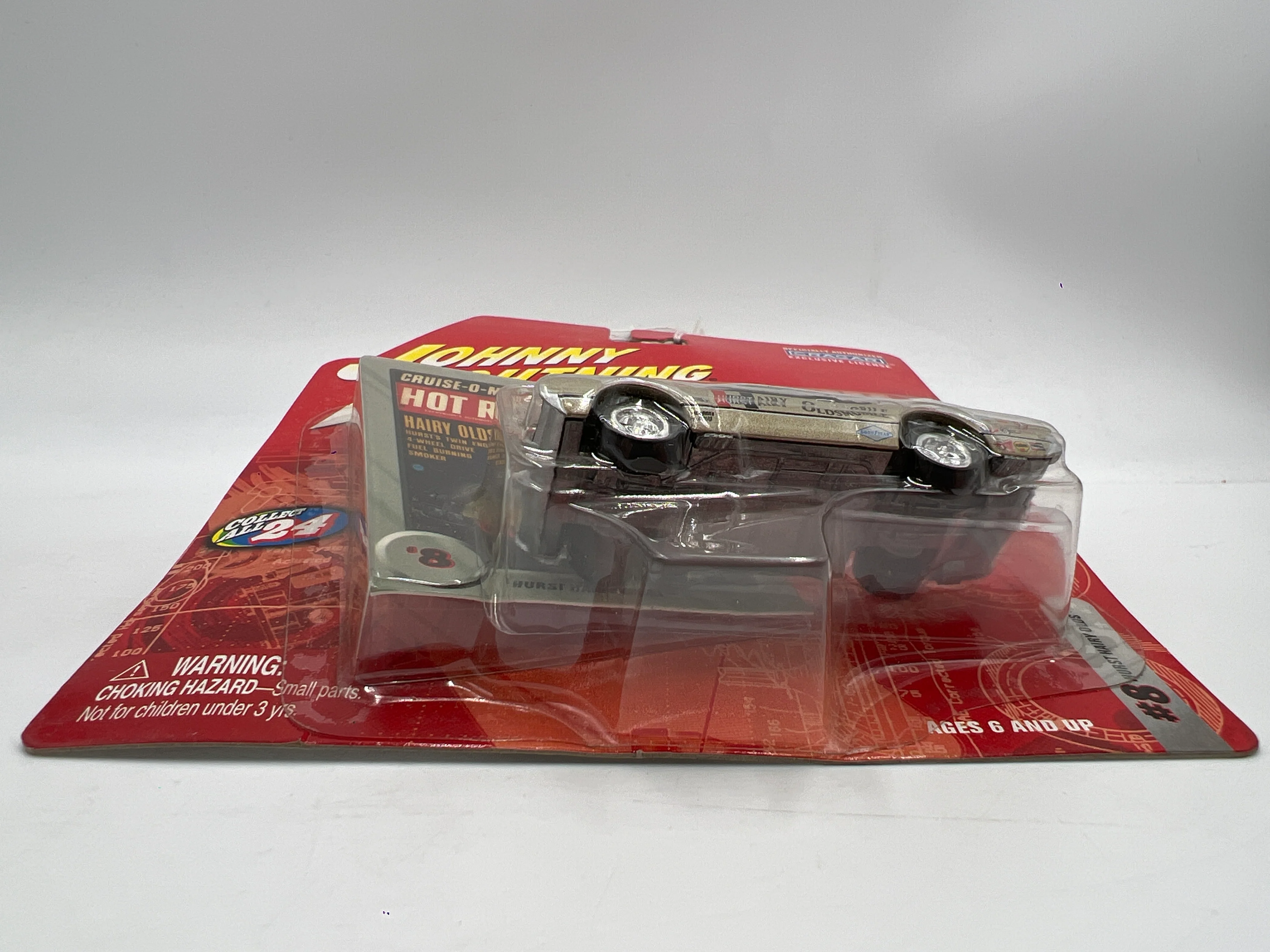 Johnny Lightning Hot Rod Magazine #8 Hurst Hairy Olds Black/Gold 221H - Image 5