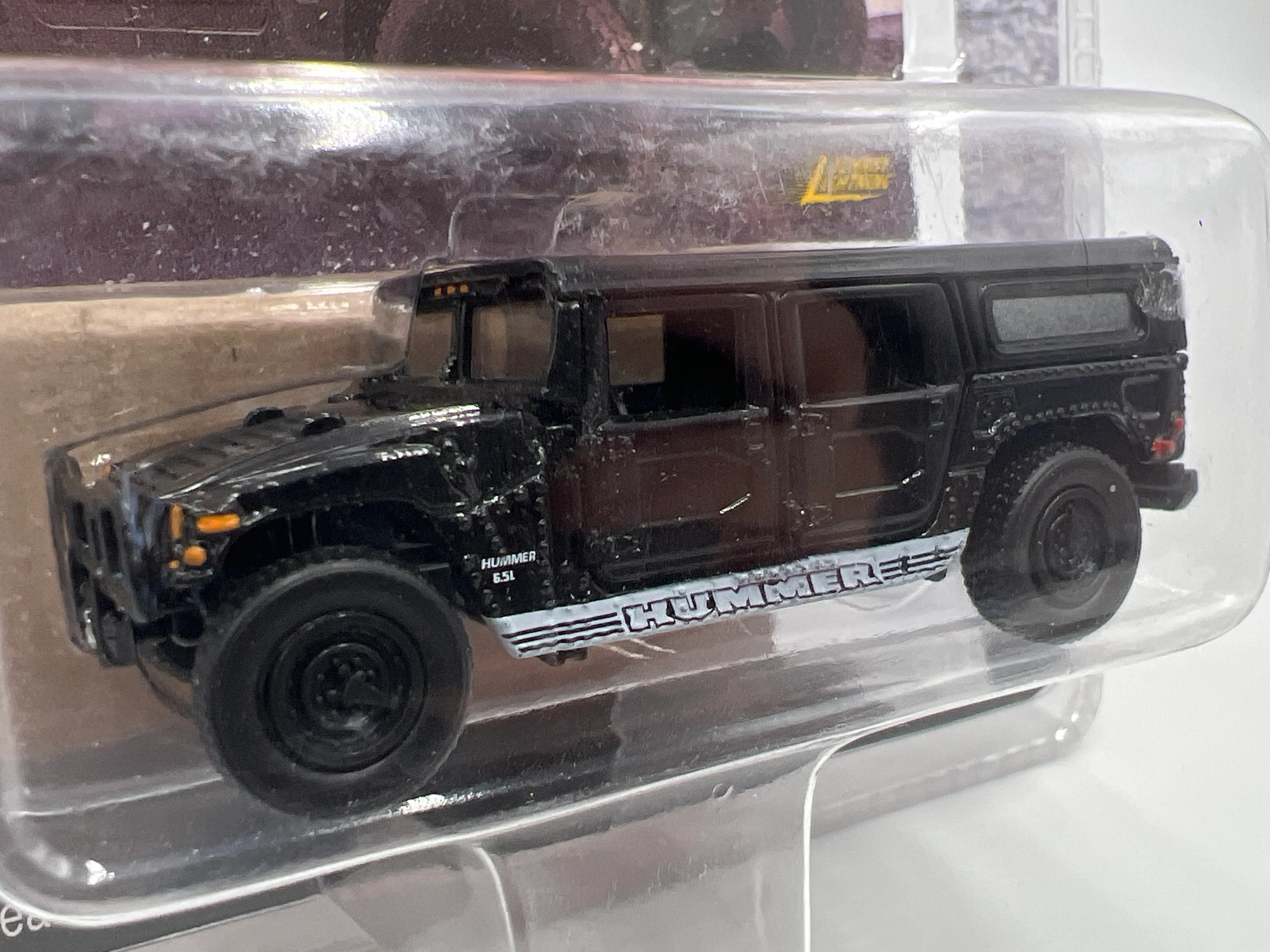 Johnny Lightning Hummer Series Civilian Hummer 4-Door Wagon Black 221H - Image 2