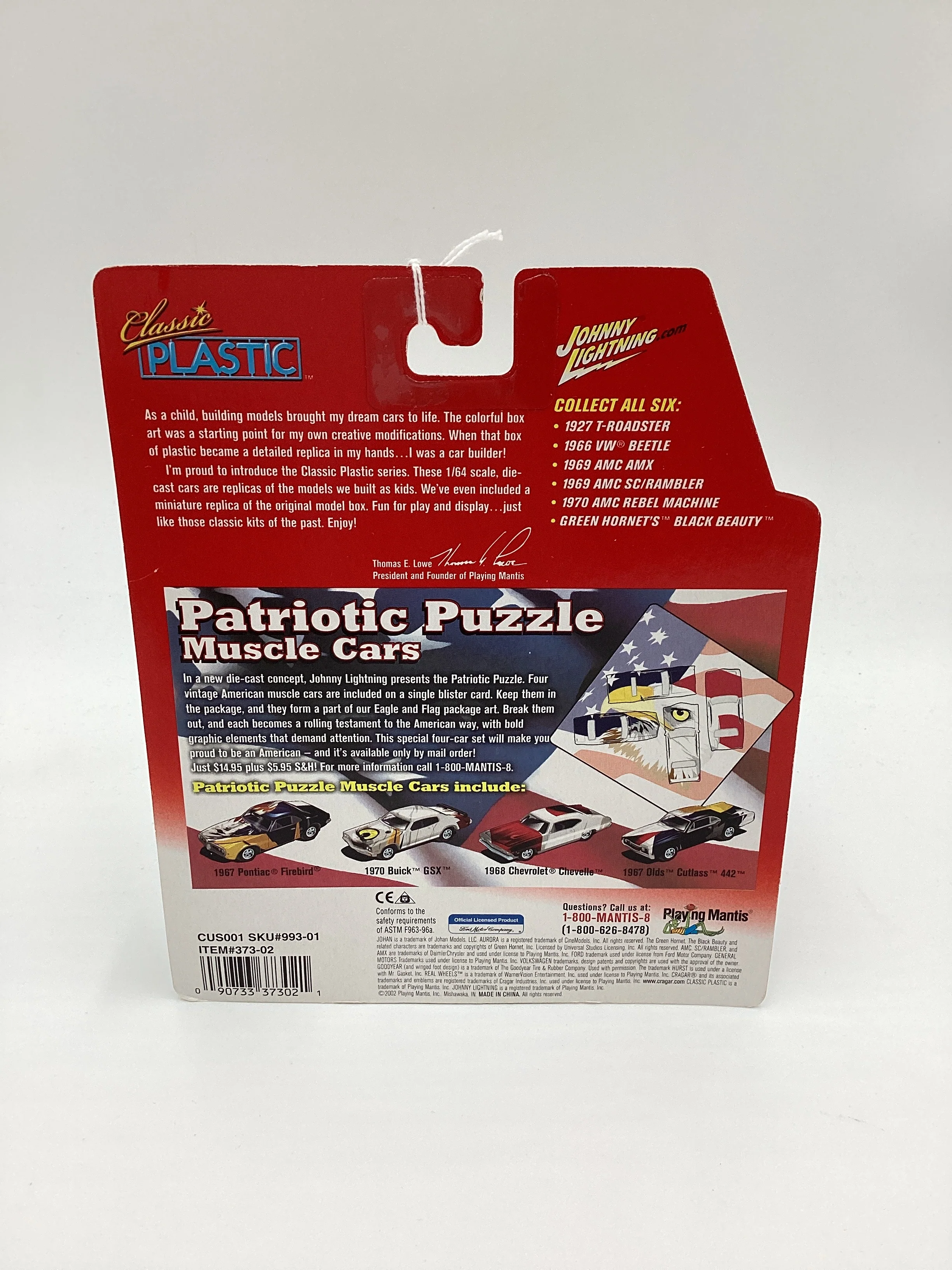 Johnny Lightning Classic Plastic 1966 a VW Beetle Red 219A - Image 6