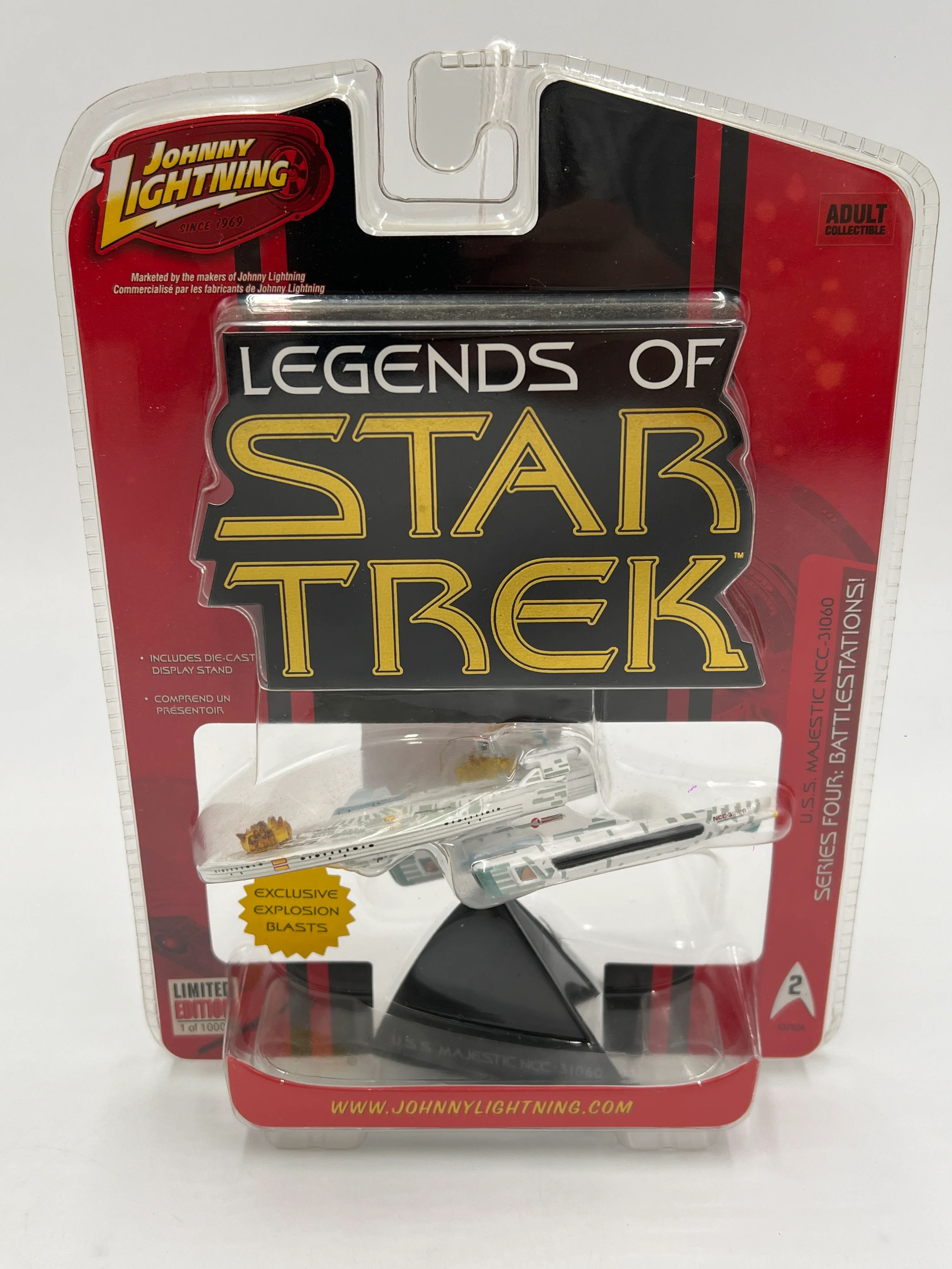 Johnny Lightning Legends Of Star Trek Series Four U.S.S. Majestic NCC-31060 - Image 2
