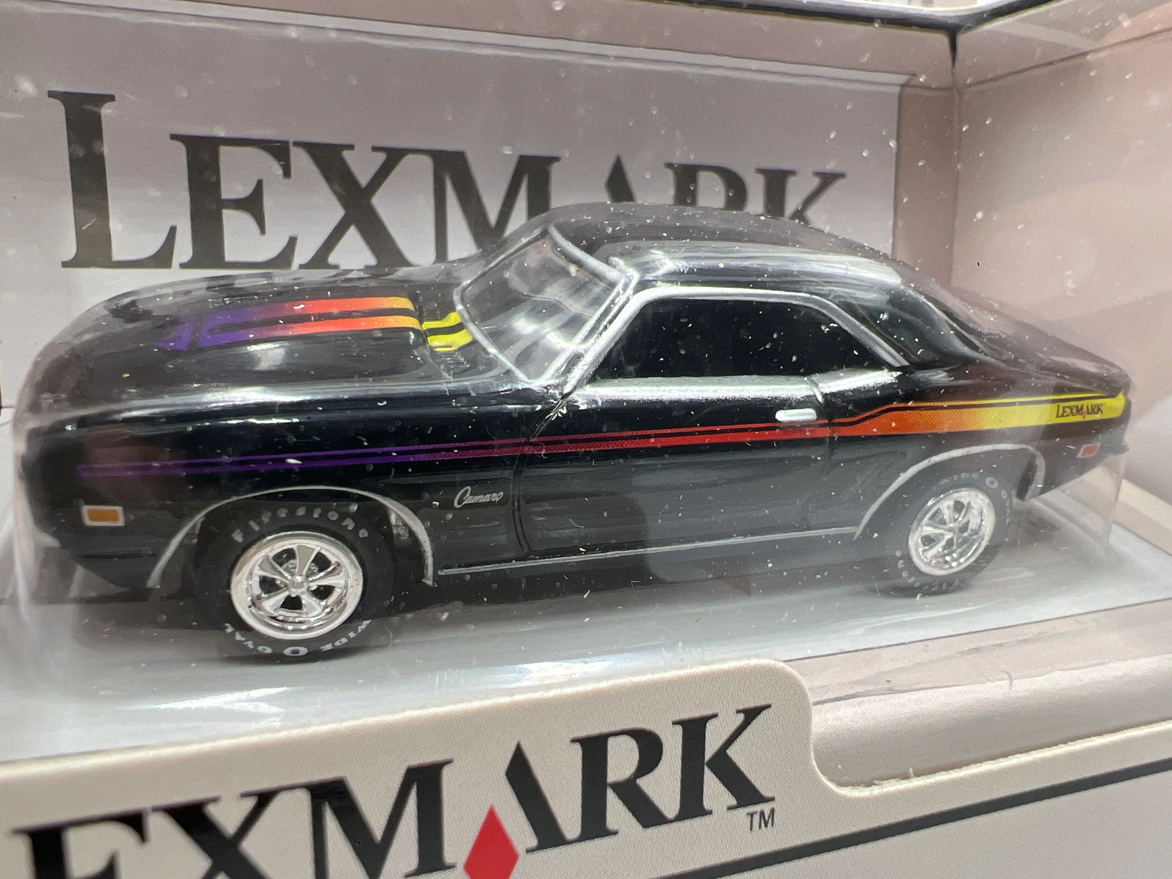 Johnny Lightning Lexmark 1969 Chevrolet Camaro Black - Image 3