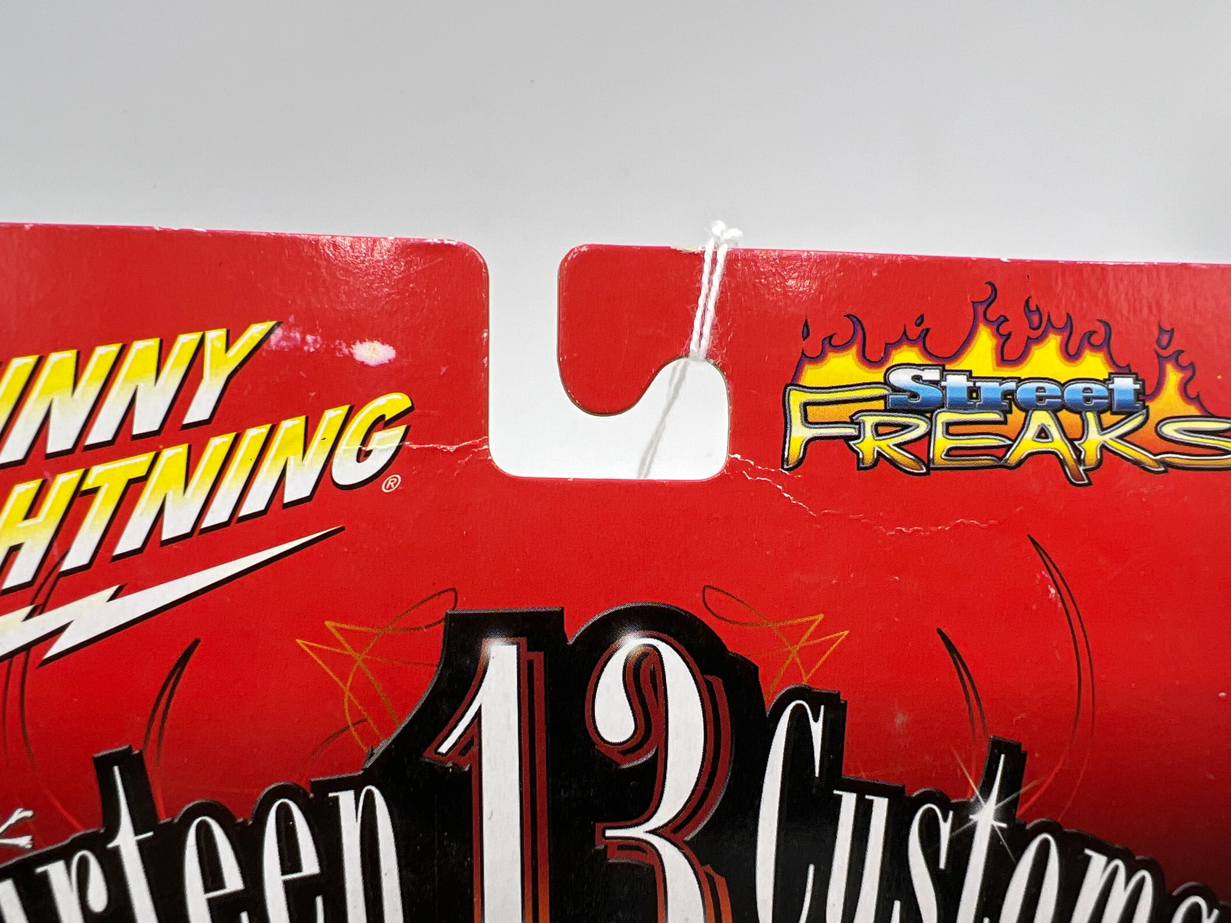 Johnny Lightning Street Freaks Thirteen Customs #6 64 Chevy Pickup Black 221G - Image 6