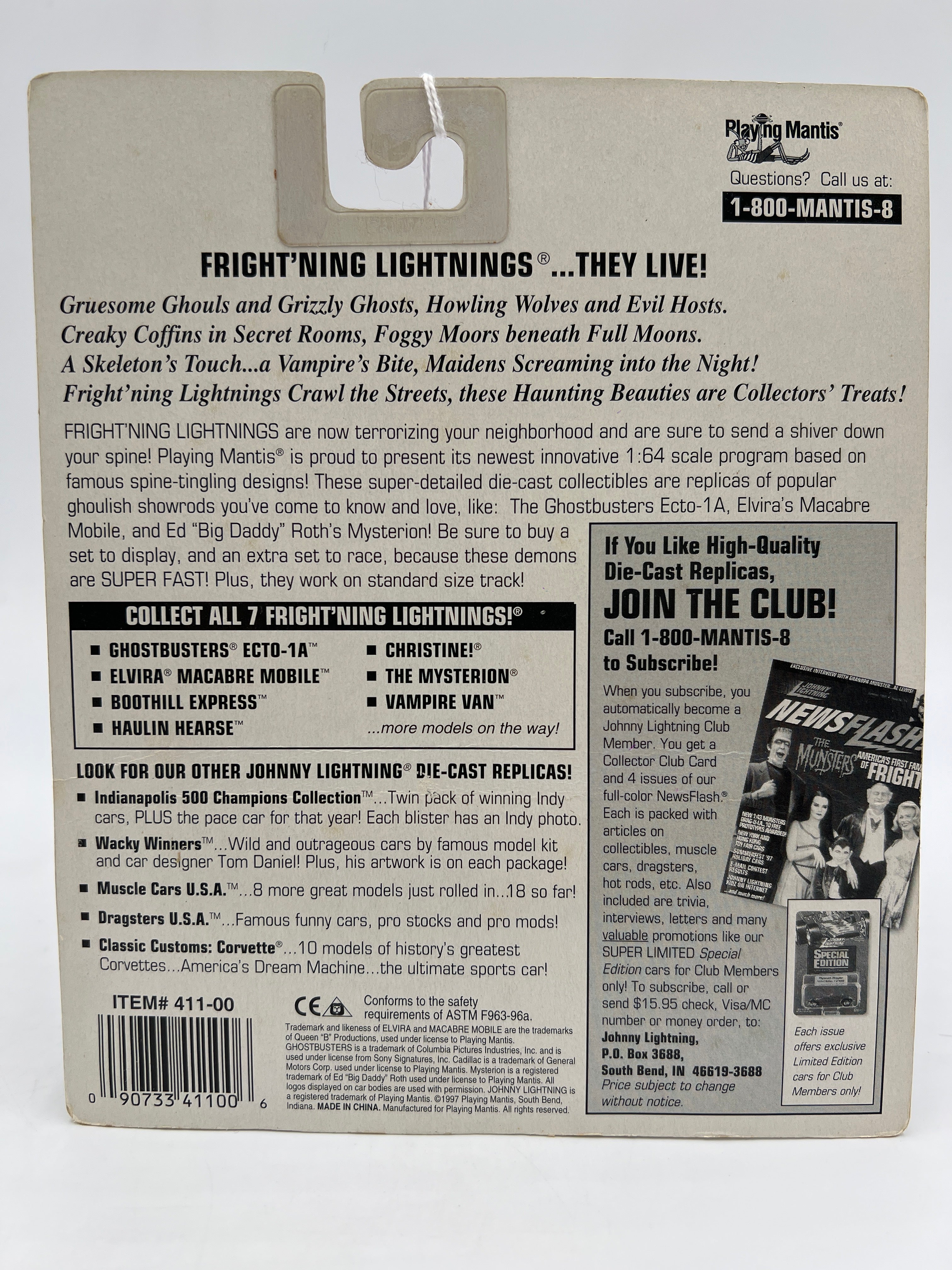 Johnny Lightning Frightning Lightnings Ghostbusters II Ecto 1A White 220A - Image 6