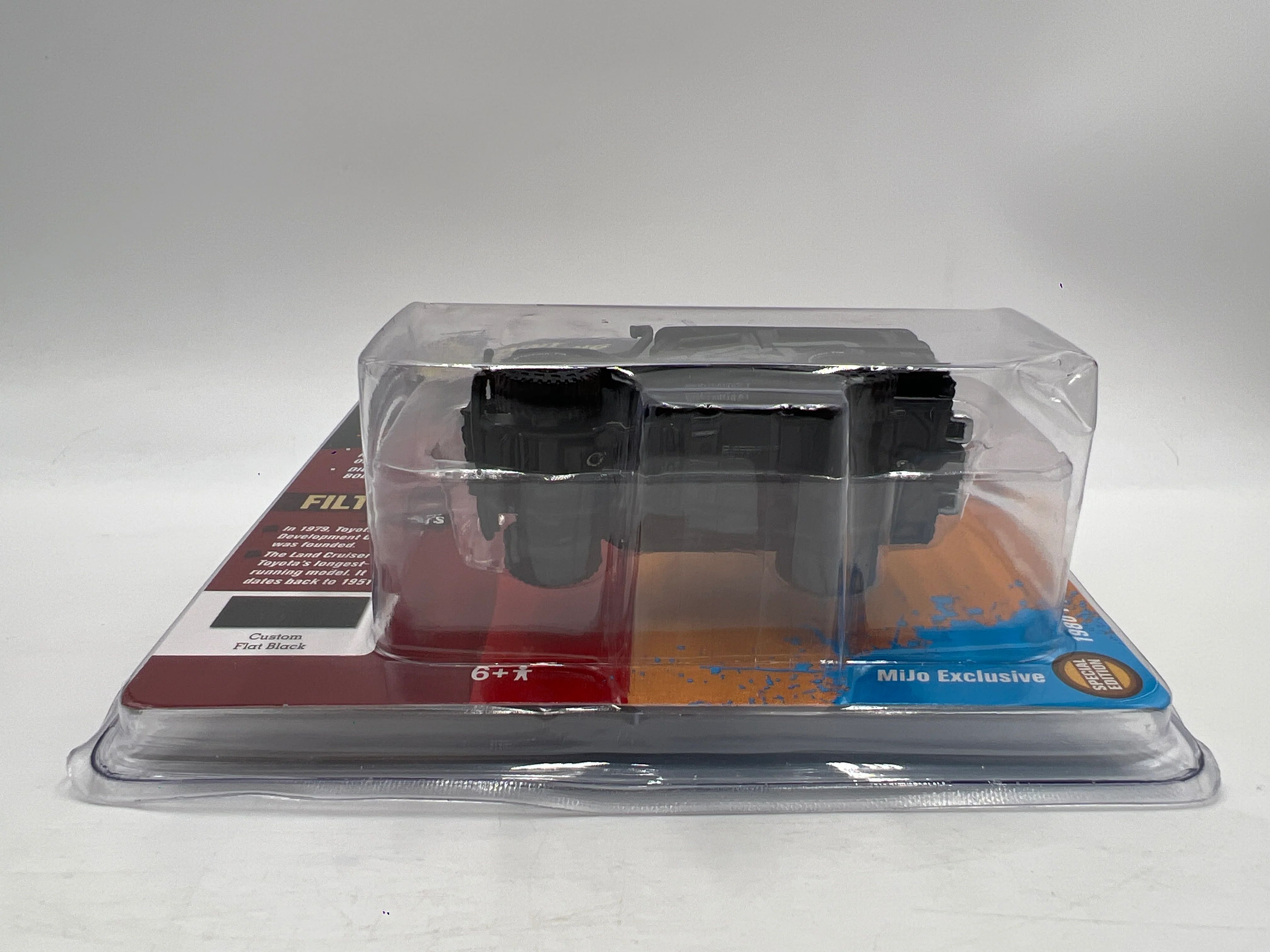 Johnny Lightning MiJo Exclusives 1/4800 Off Road TRD 1980 Toyota Land Cruiser Black - Image 5