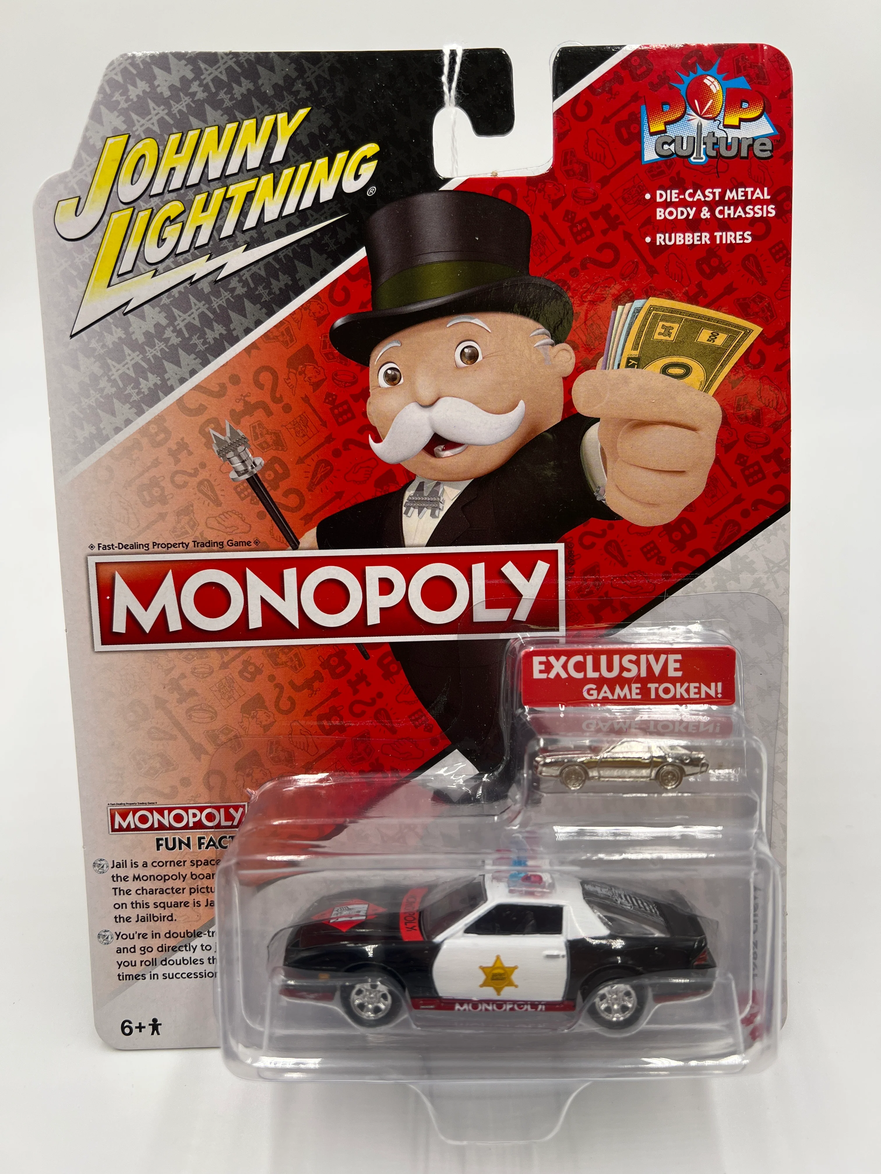 Johnny Lightning Pop Culture Monopoly 1982 Chevy Camaro Police - Image 2