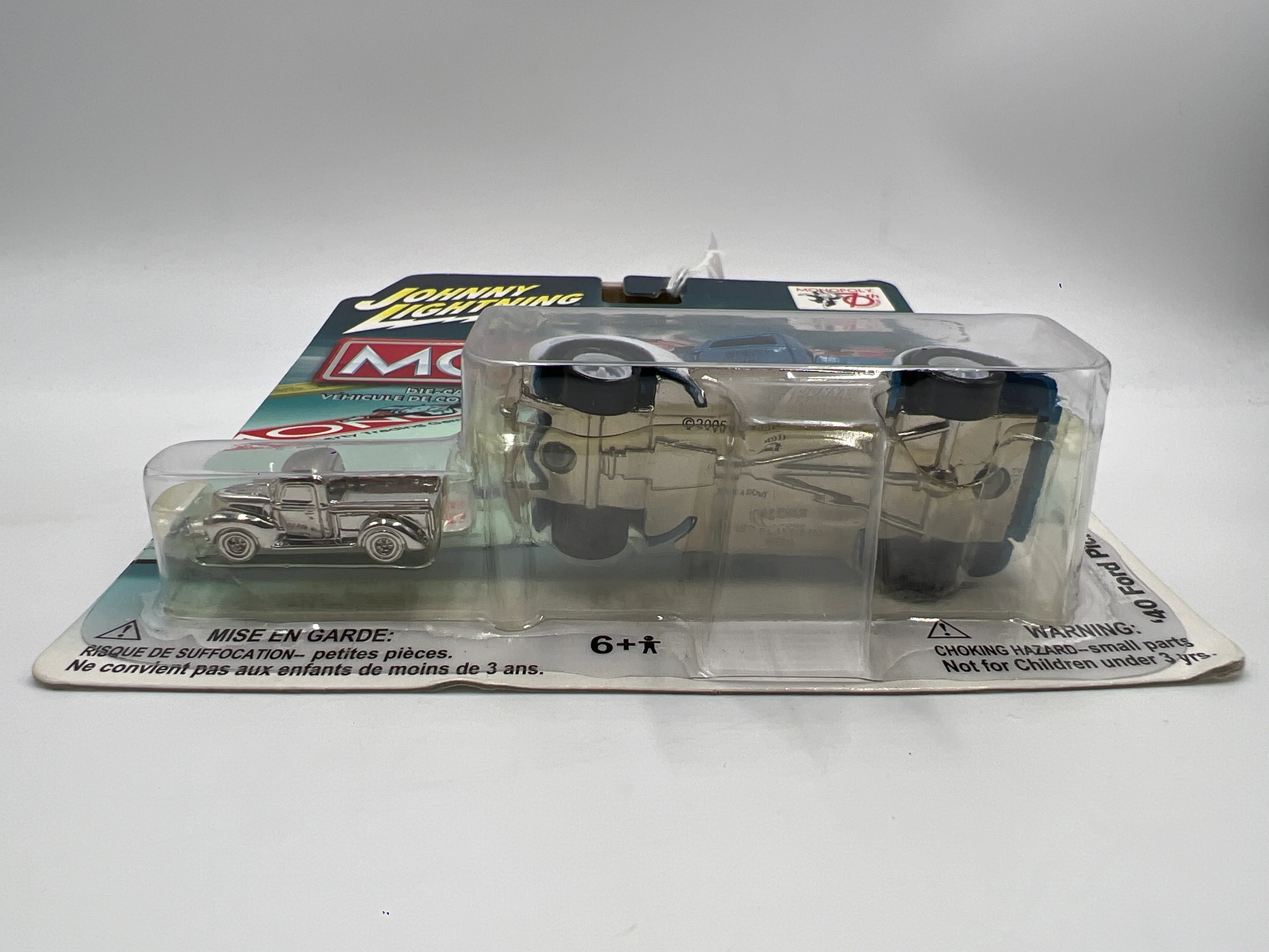Johnny Lightning Monopoly 70th Anniversary 1940 Ford Pickup Blue 188F - Image 6