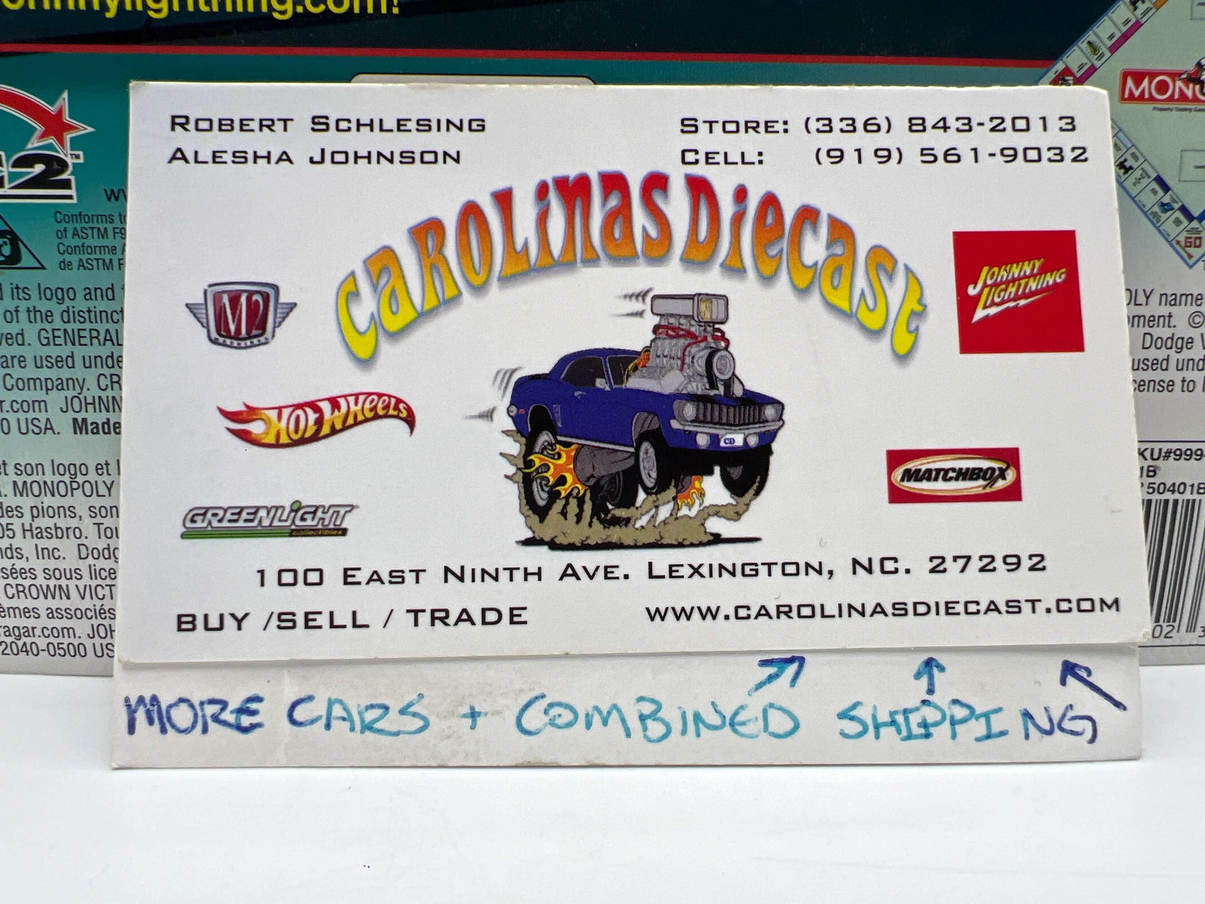 Johnny Lightning Monopoly 70th Anniversary 1940 Ford Pickup Blue 188F - Image 8